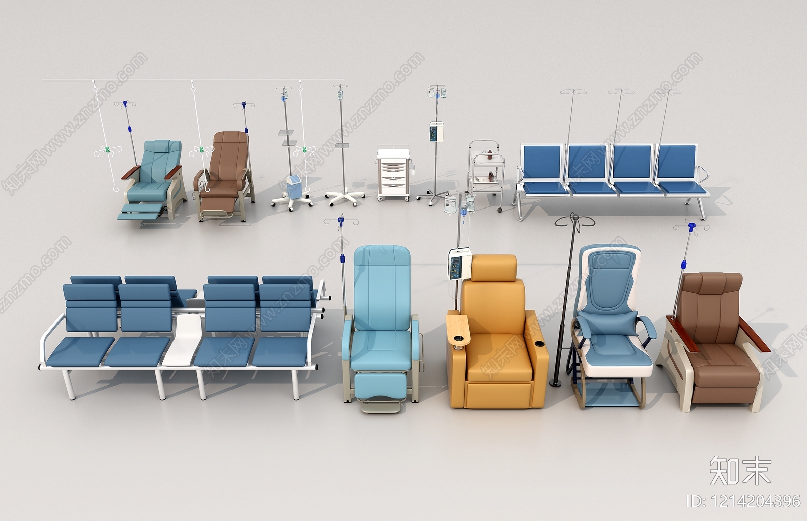 现代医疗简约风其他椅子3D模型下载【ID:1214204396】