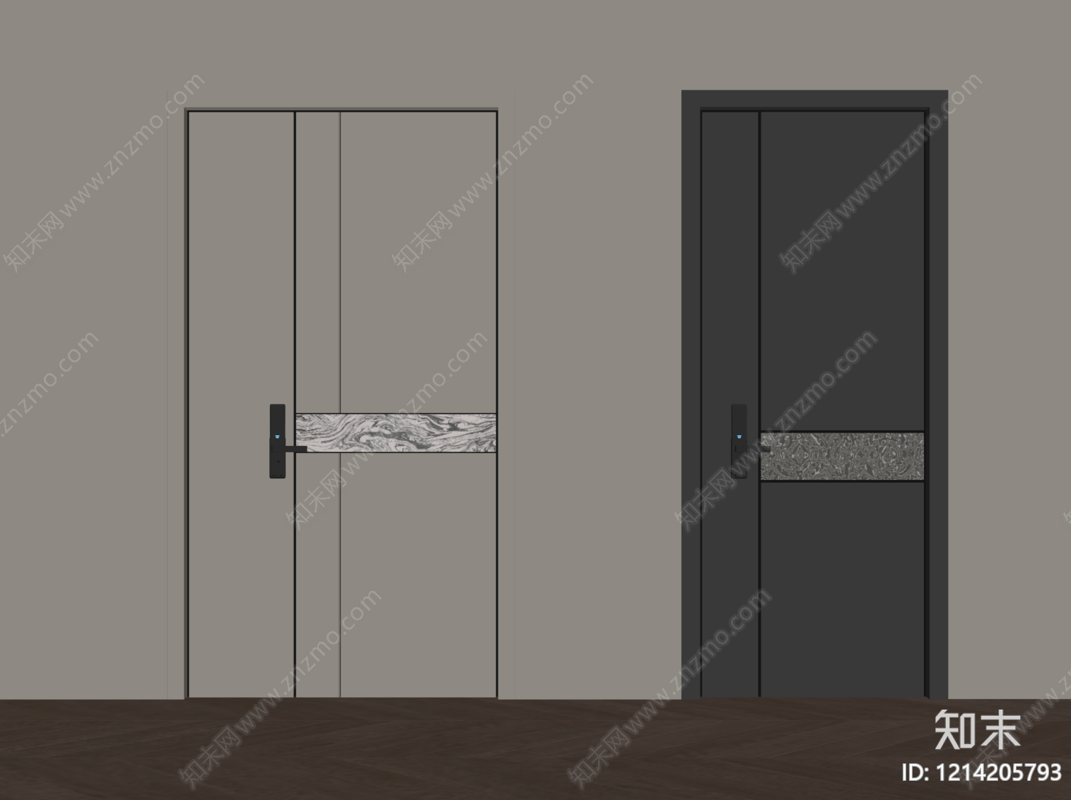 现代单开门SU模型下载【ID:1214205793】