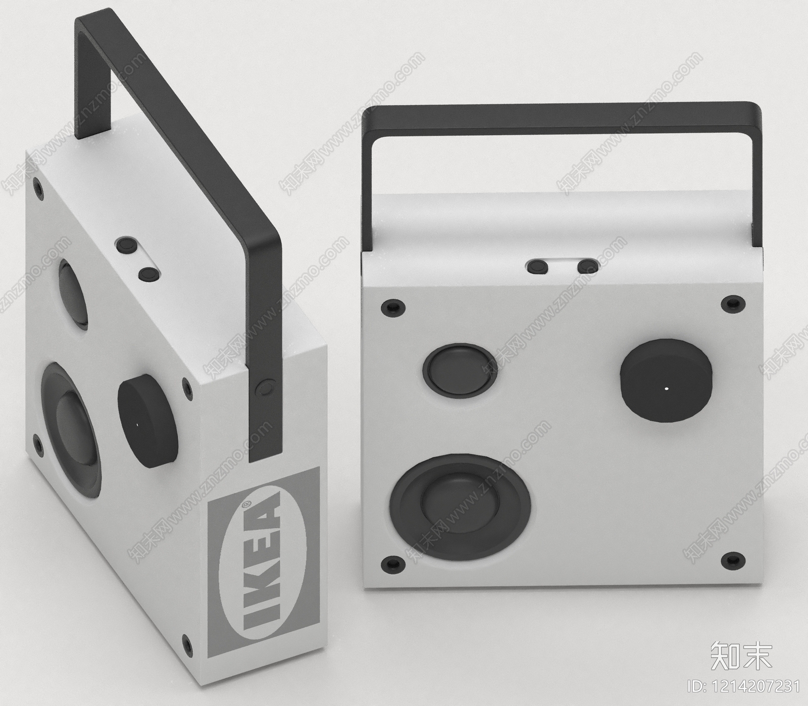 极简舞台音响3D模型下载【ID:1214207231】