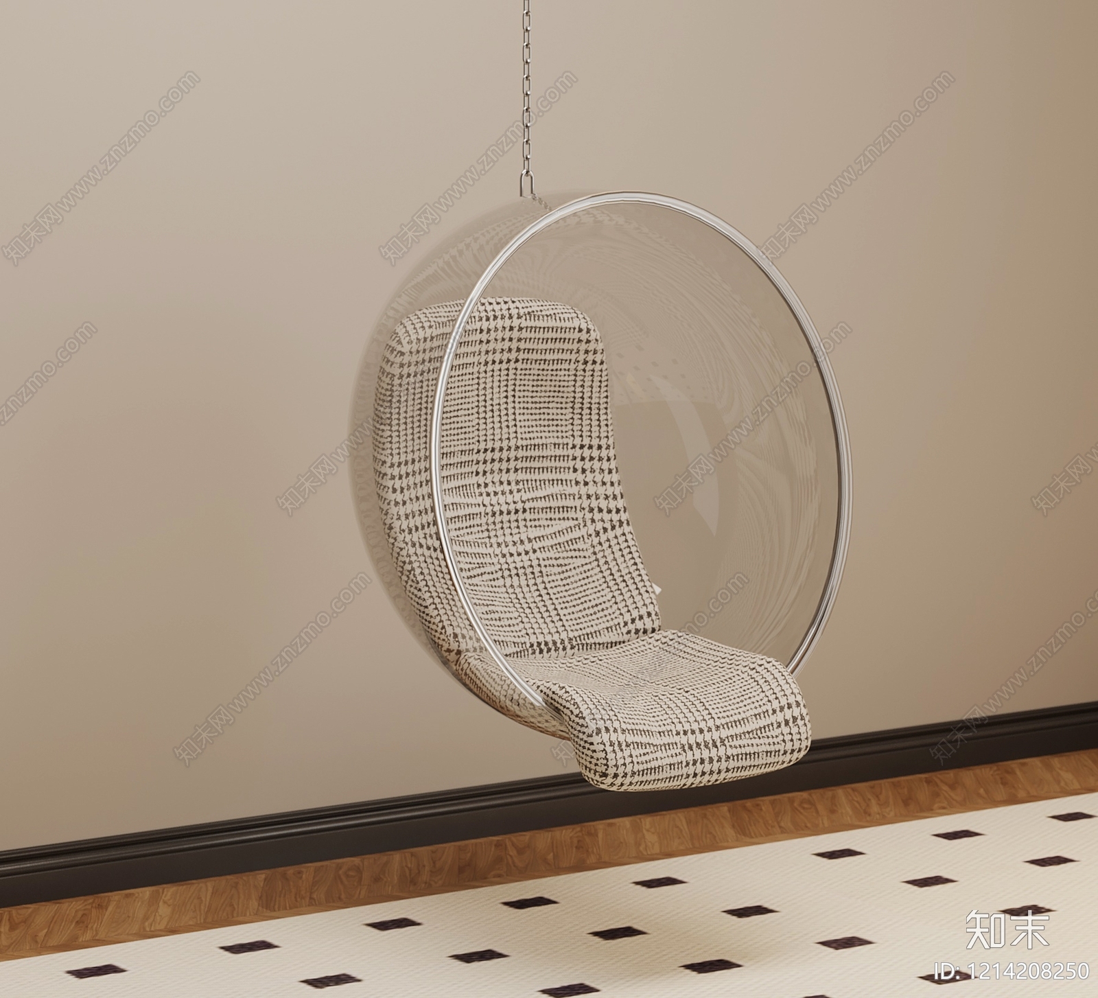 现代简约吊椅3D模型下载【ID:1214208250】