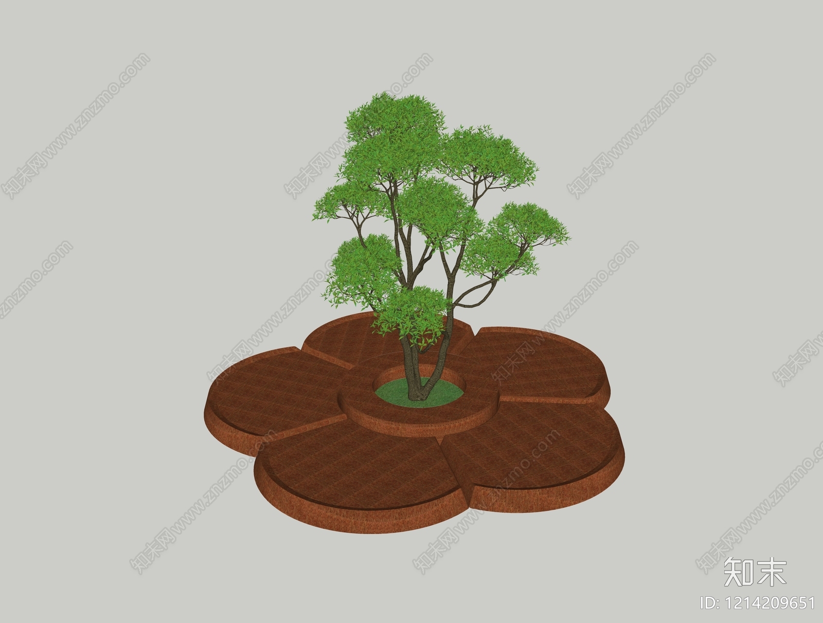 新中式景观景观座椅SU模型下载【ID:1214209651】