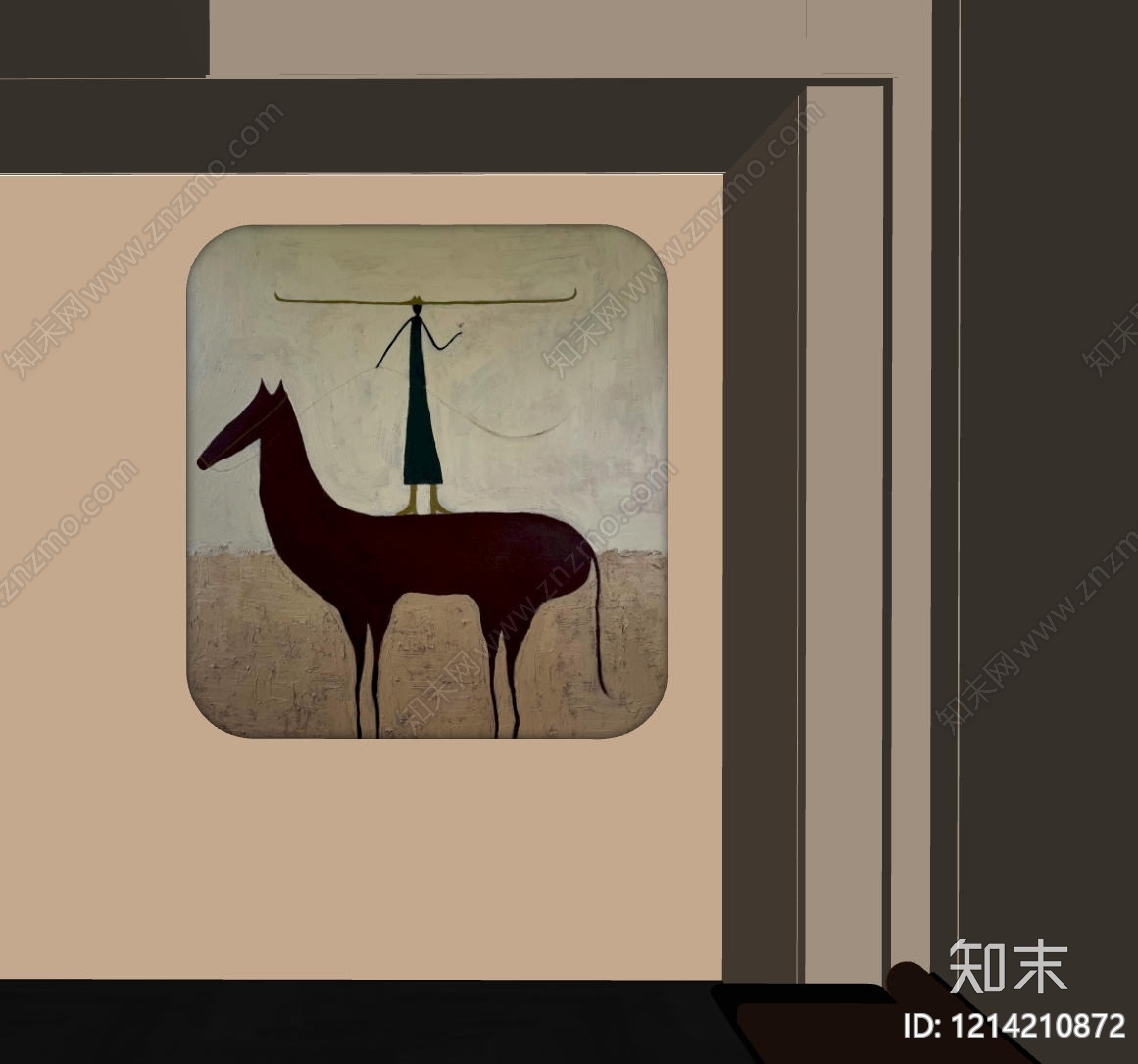 极简挂件SU模型下载【ID:1214210872】