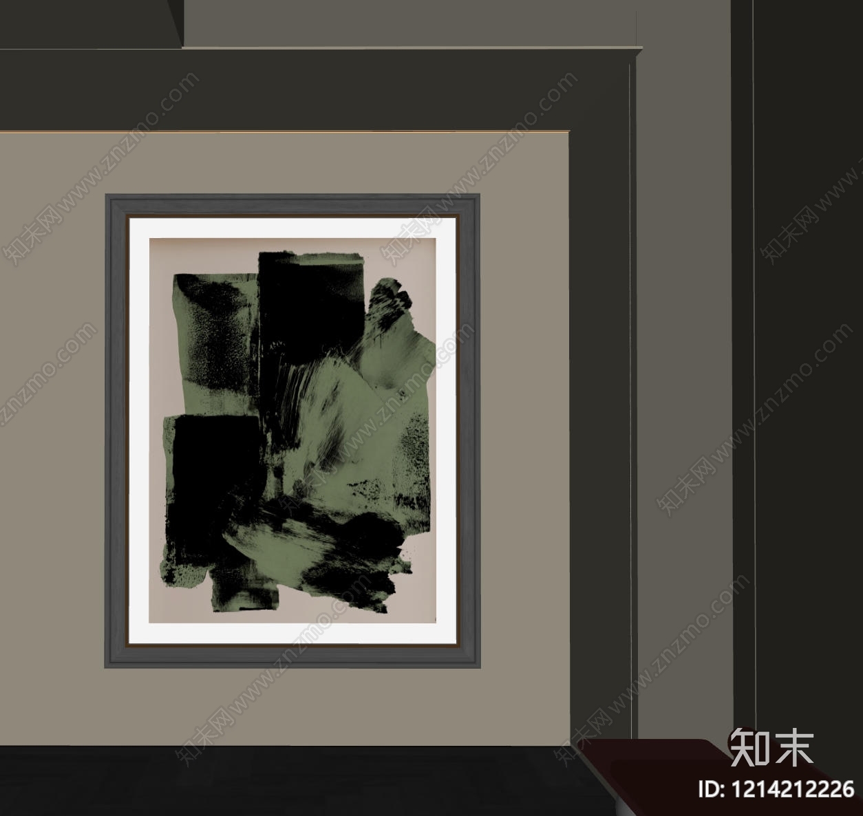 极简挂画SU模型下载【ID:1214212226】