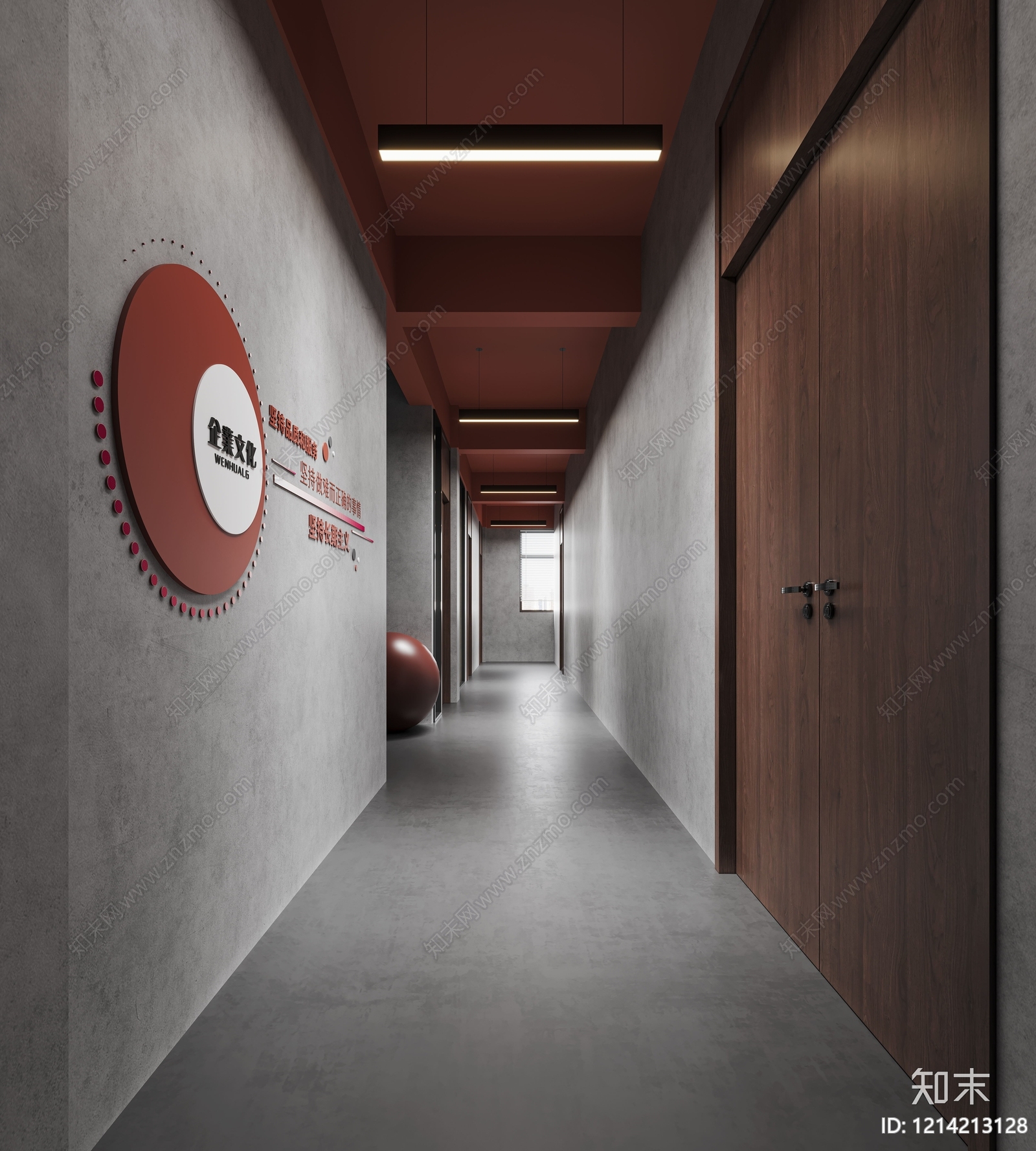 工业风走廊3D模型下载【ID:1214213128】