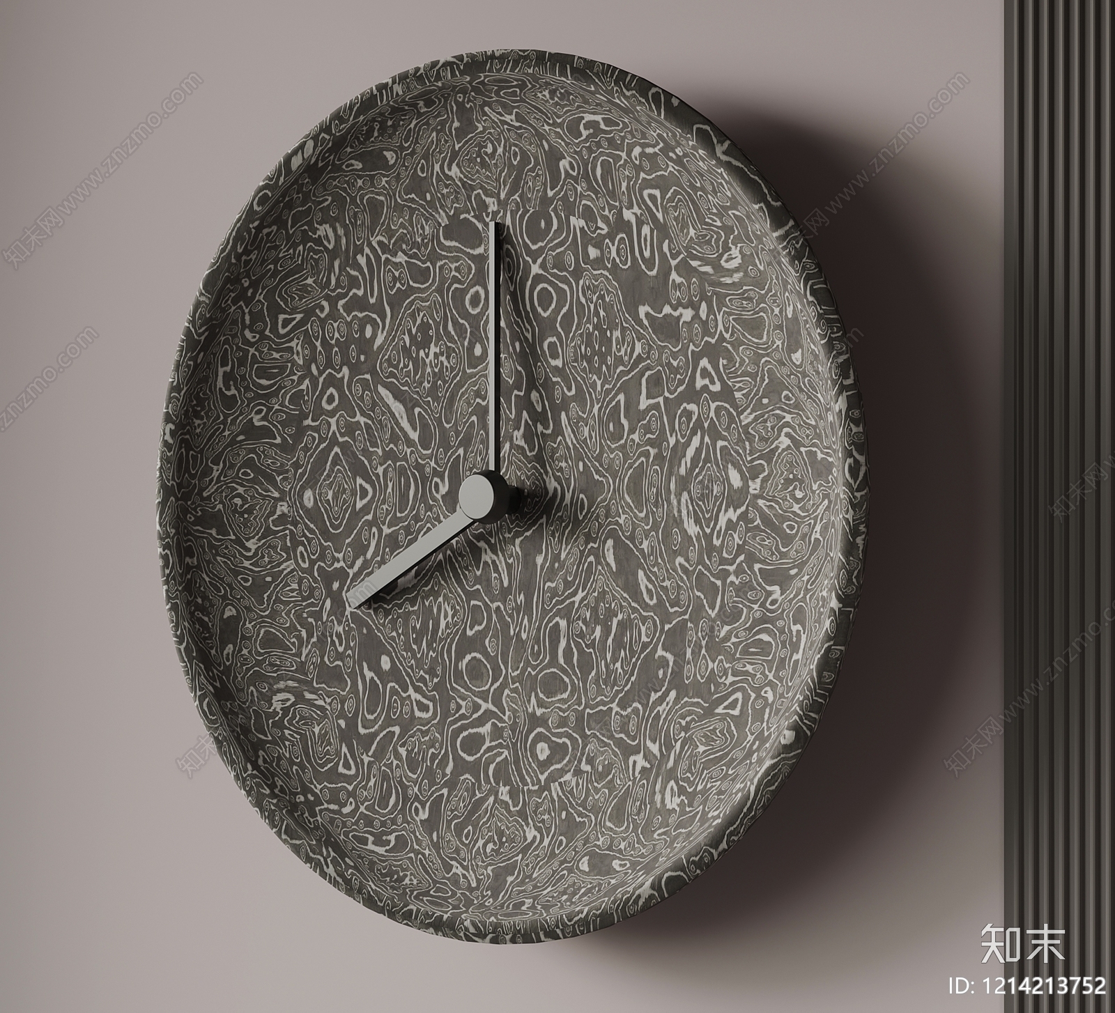 极简钟表SU模型下载【ID:1214213752】