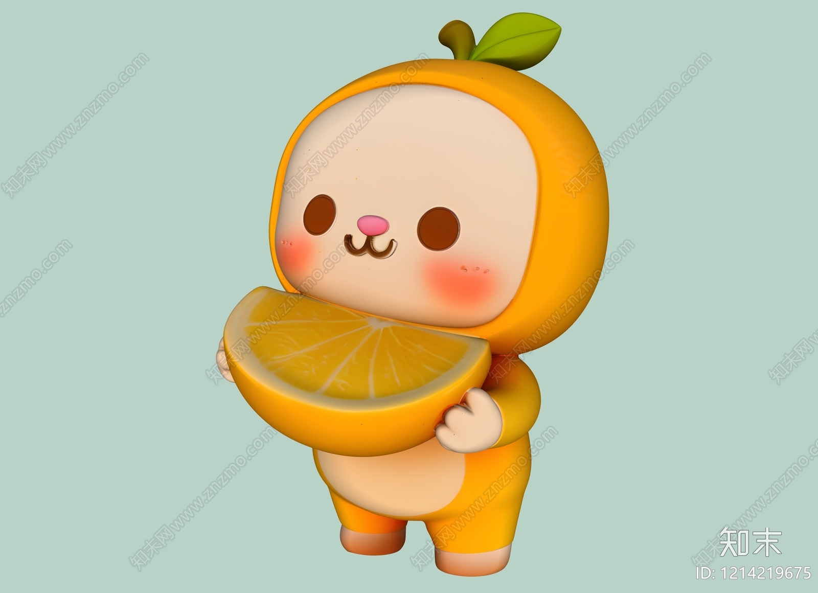 卡通萌系虚拟人物SU模型下载【ID:1214219675】