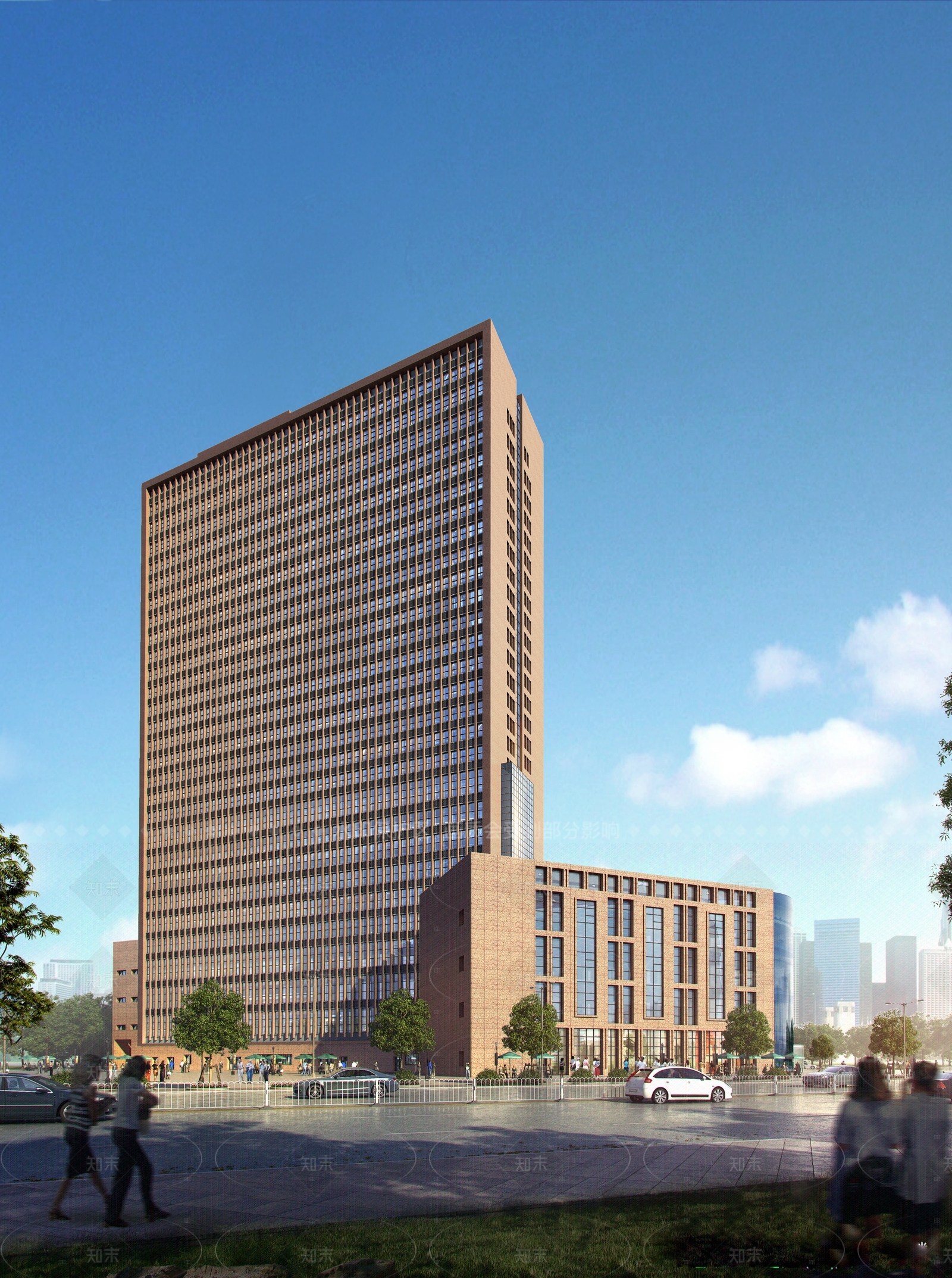 现代主义写字楼3D模型下载【ID:1214219958】