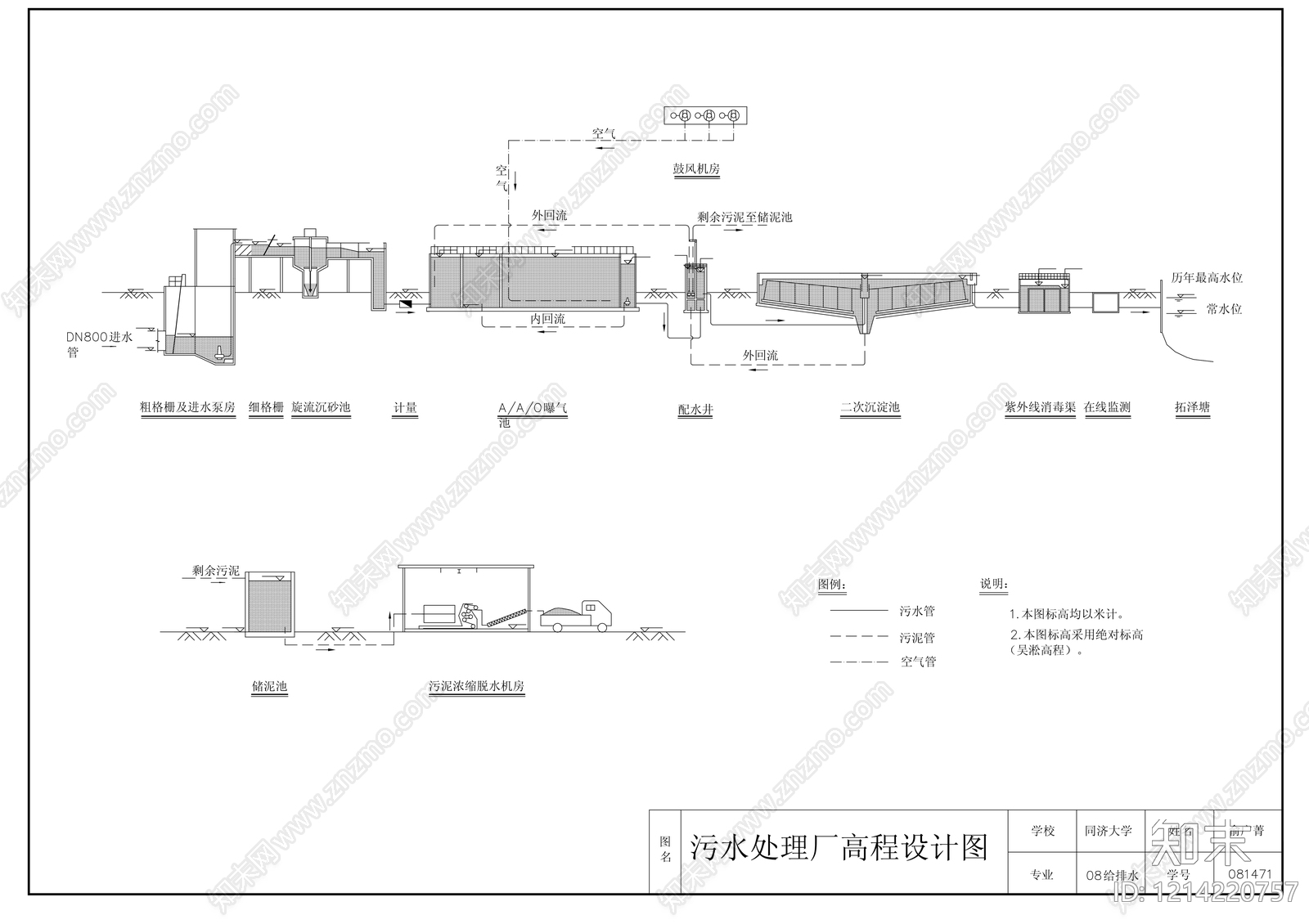 污水提升系统施工图下载【ID:1214220757】