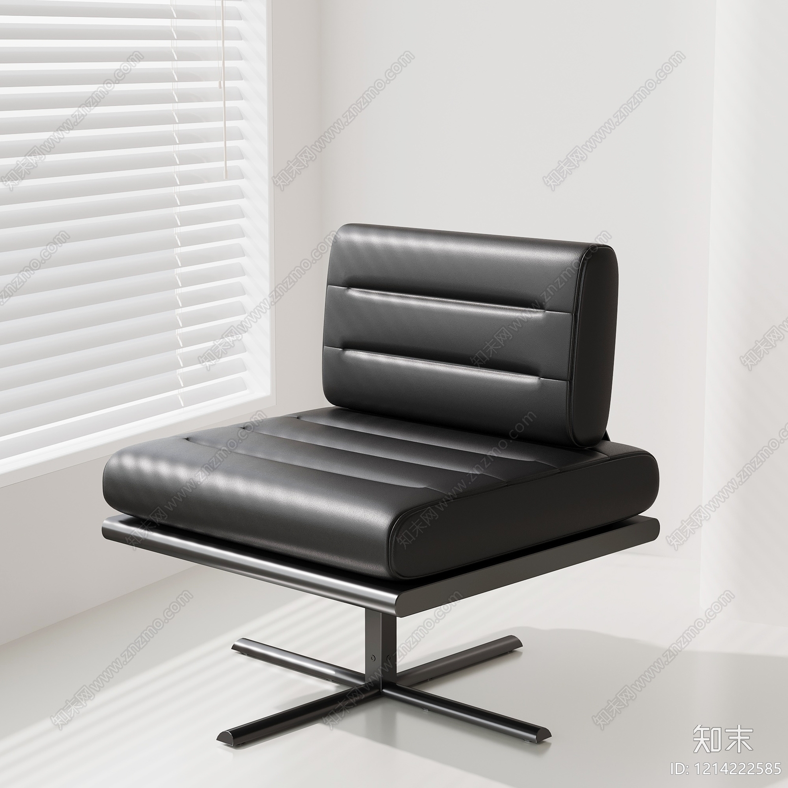 极简单人沙发3D模型下载【ID:1214222585】