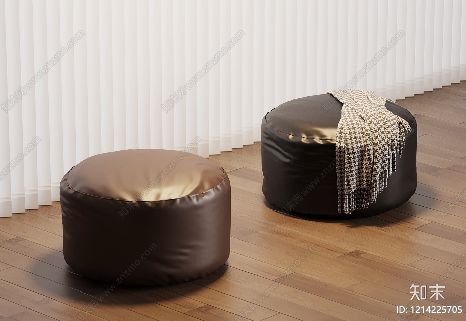 现代简约换鞋凳3D模型下载【ID:1214225705】