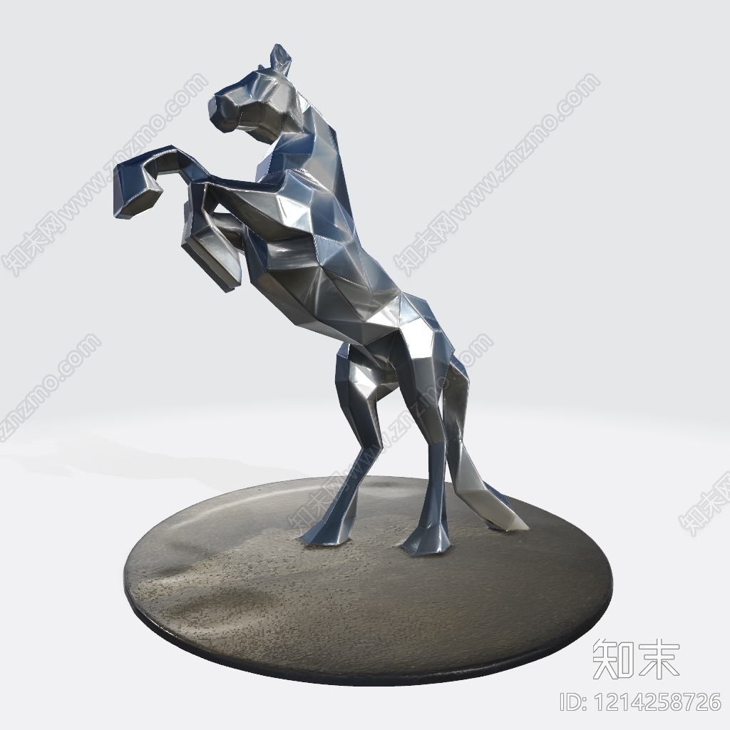 极简主义雕塑SU模型下载【ID:1214258726】