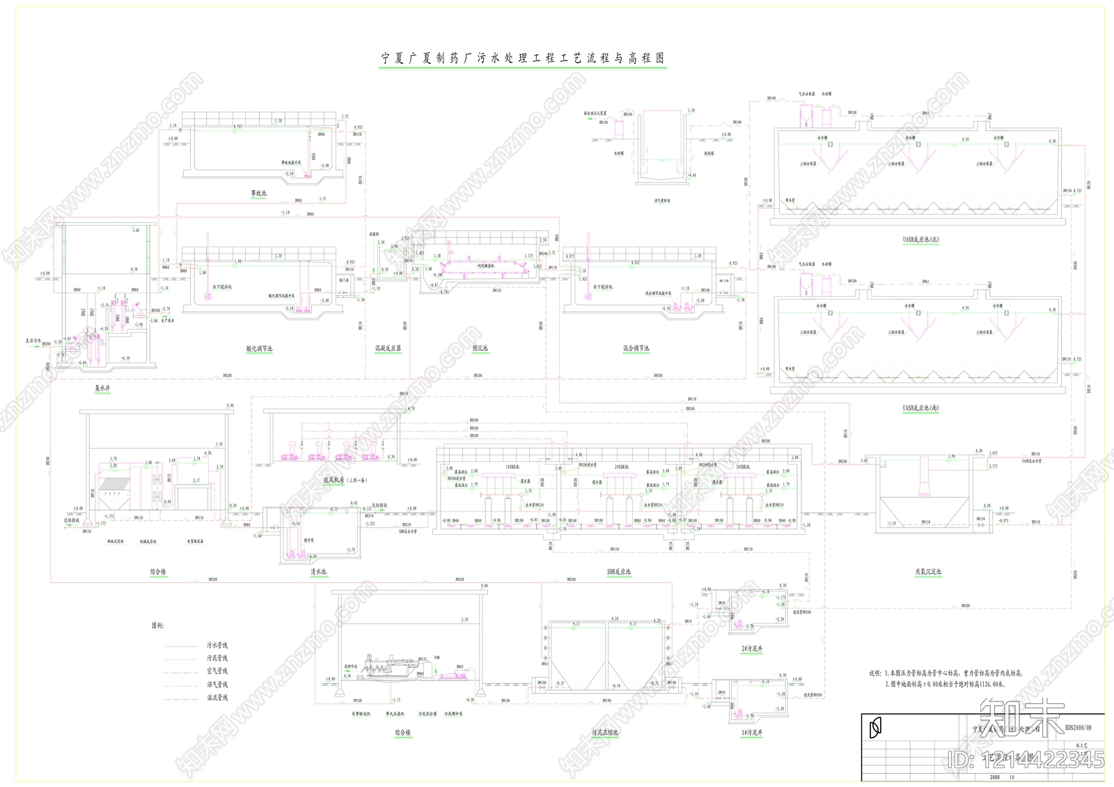 水处理施工图下载【ID:1214422345】