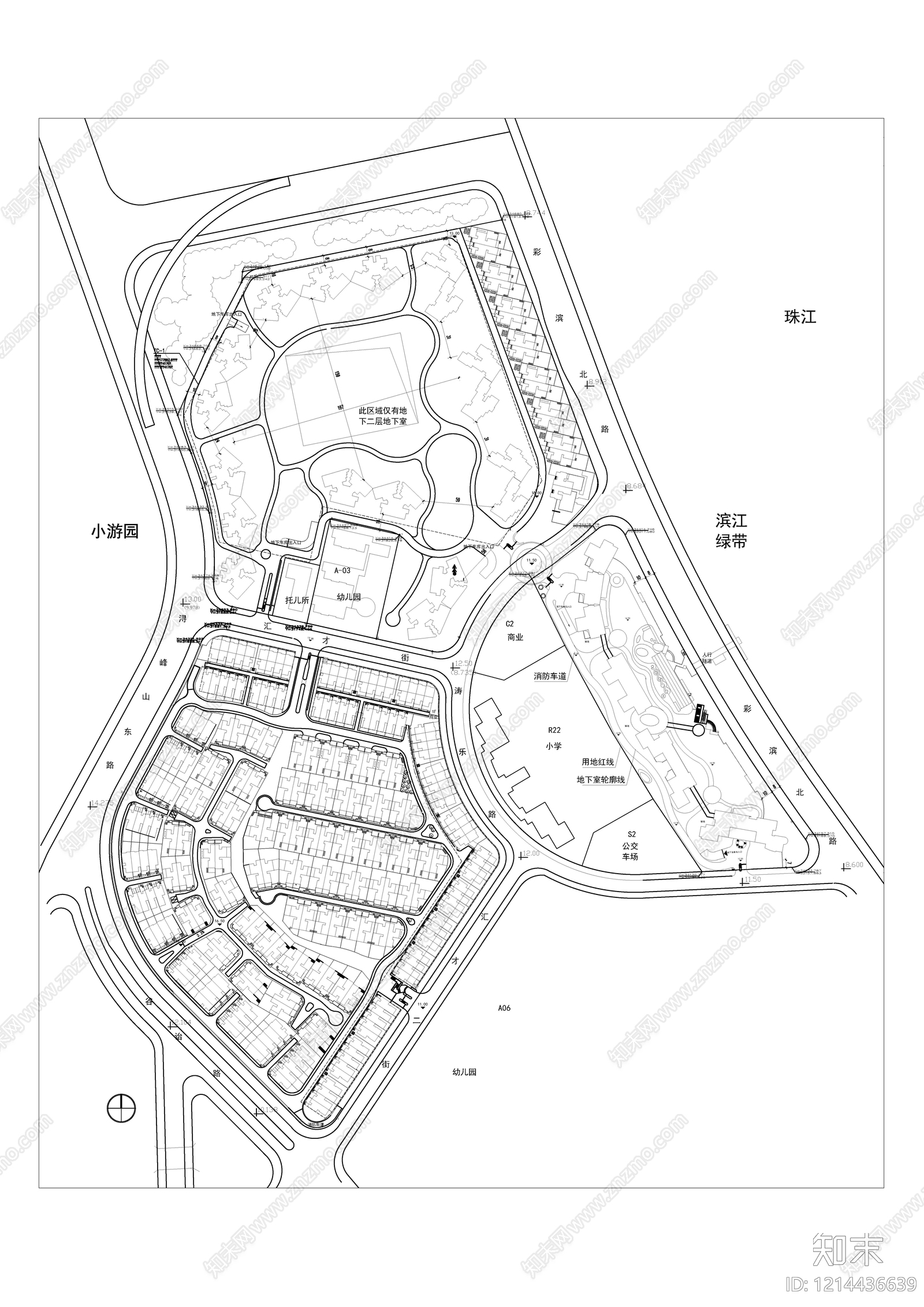 现代别墅建筑cad施工图下载【ID:1214436639】