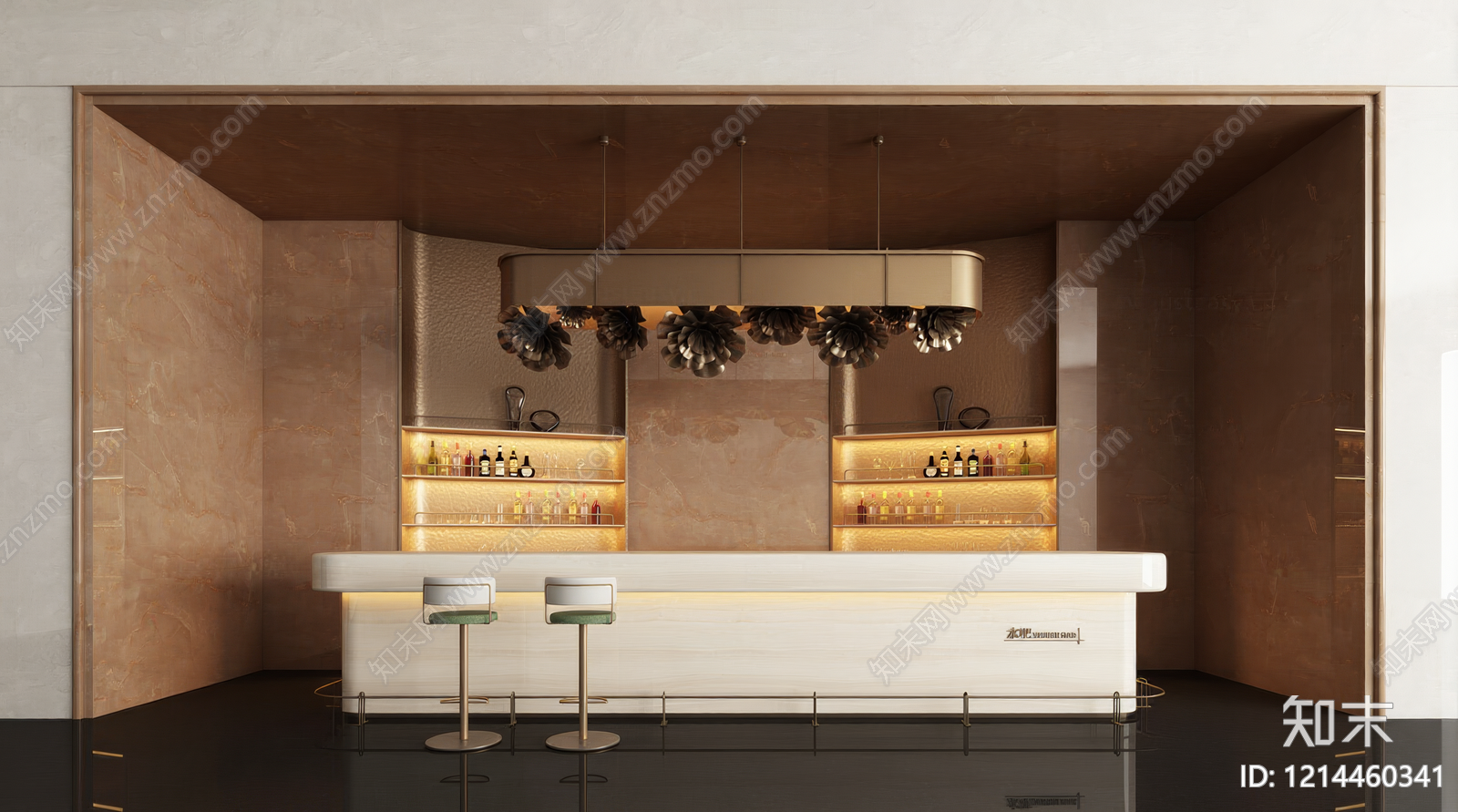 现代轻奢烟酒店3D模型下载【ID:1214460341】