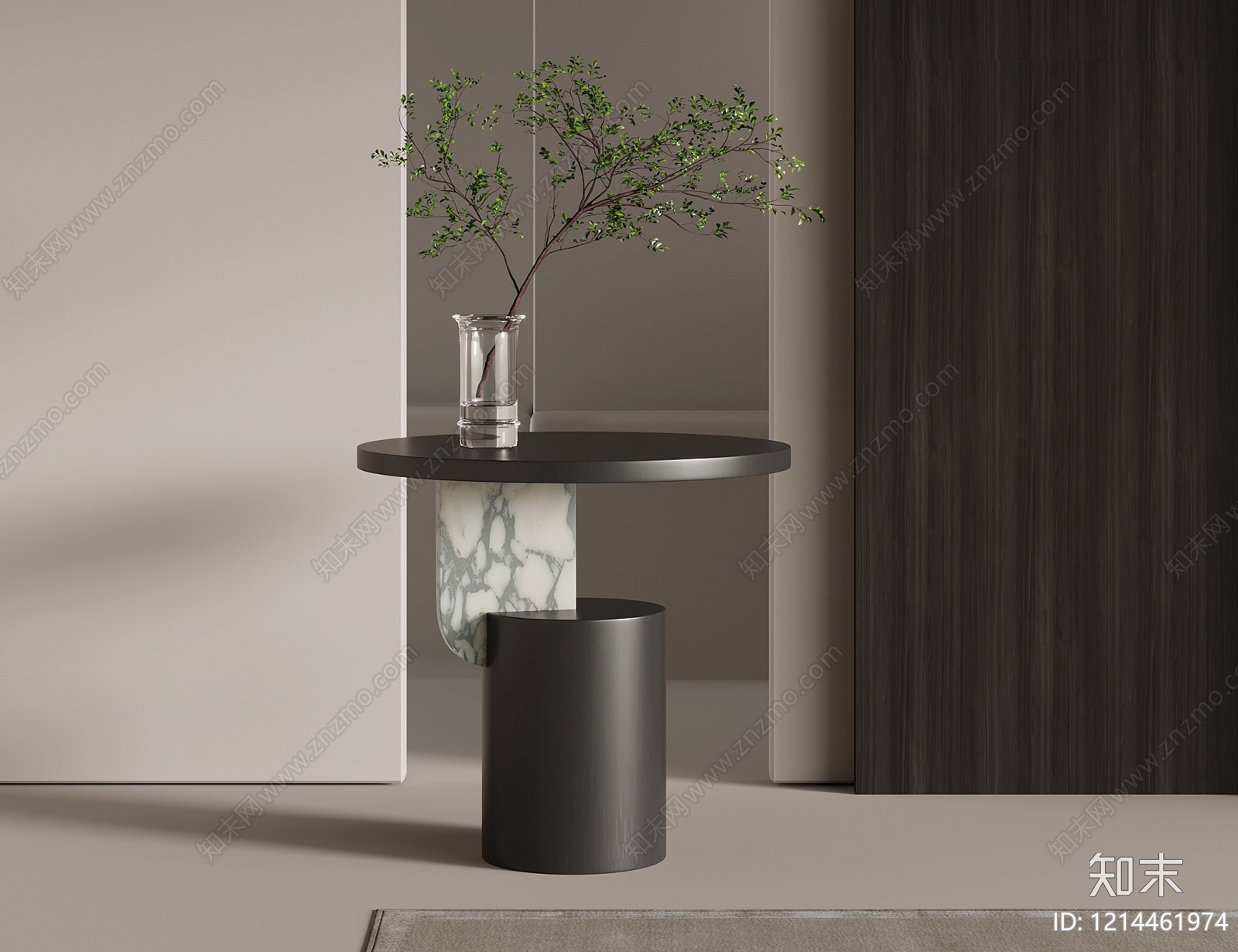 极简边几3D模型下载【ID:1214461974】