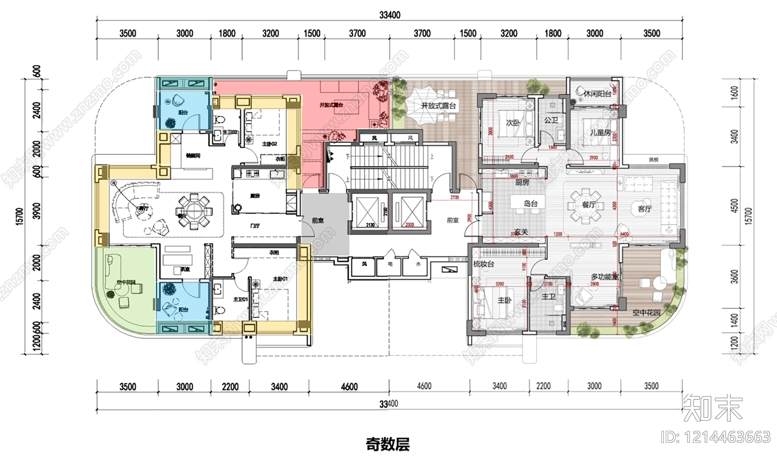 高层住宅施工图下载【ID:1214463663】