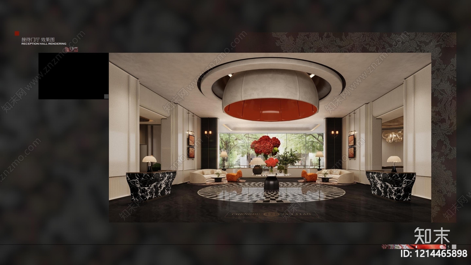 现代平层住宅软装下载【ID:1214465898】