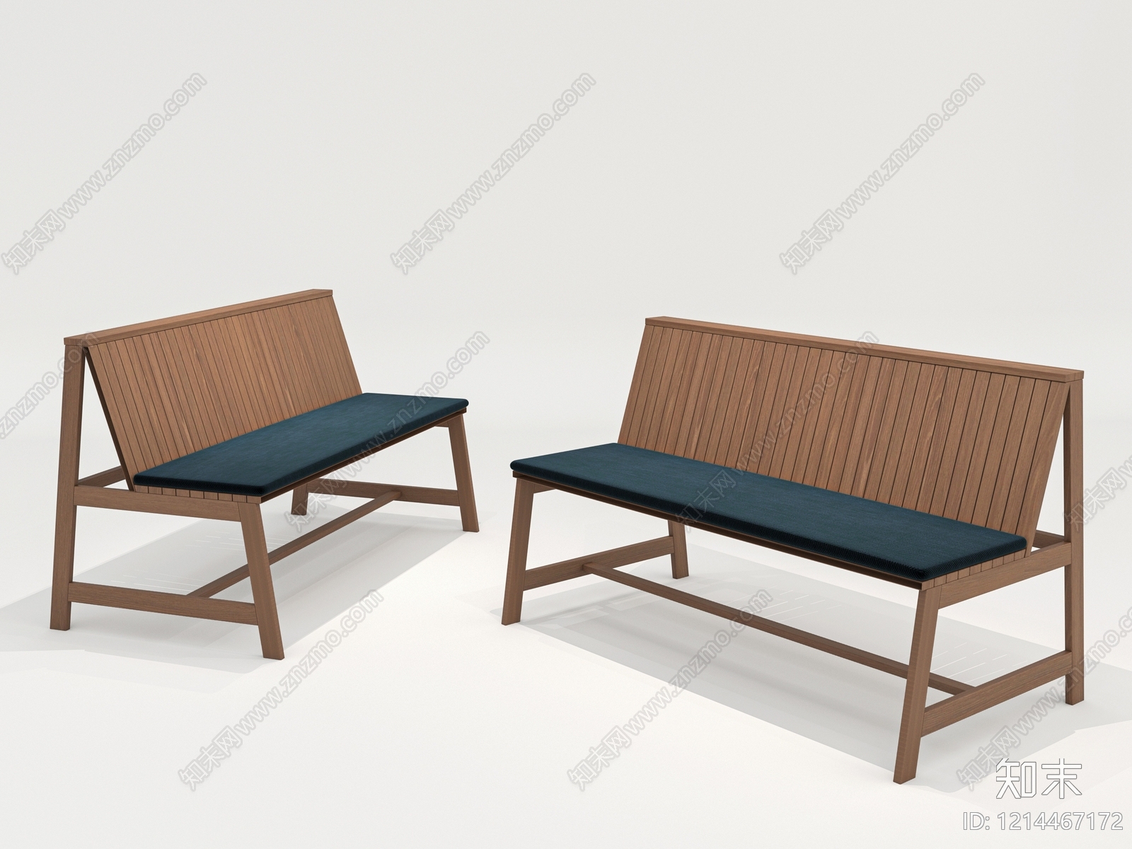 现代简约卡座沙发3D模型下载【ID:1214467172】