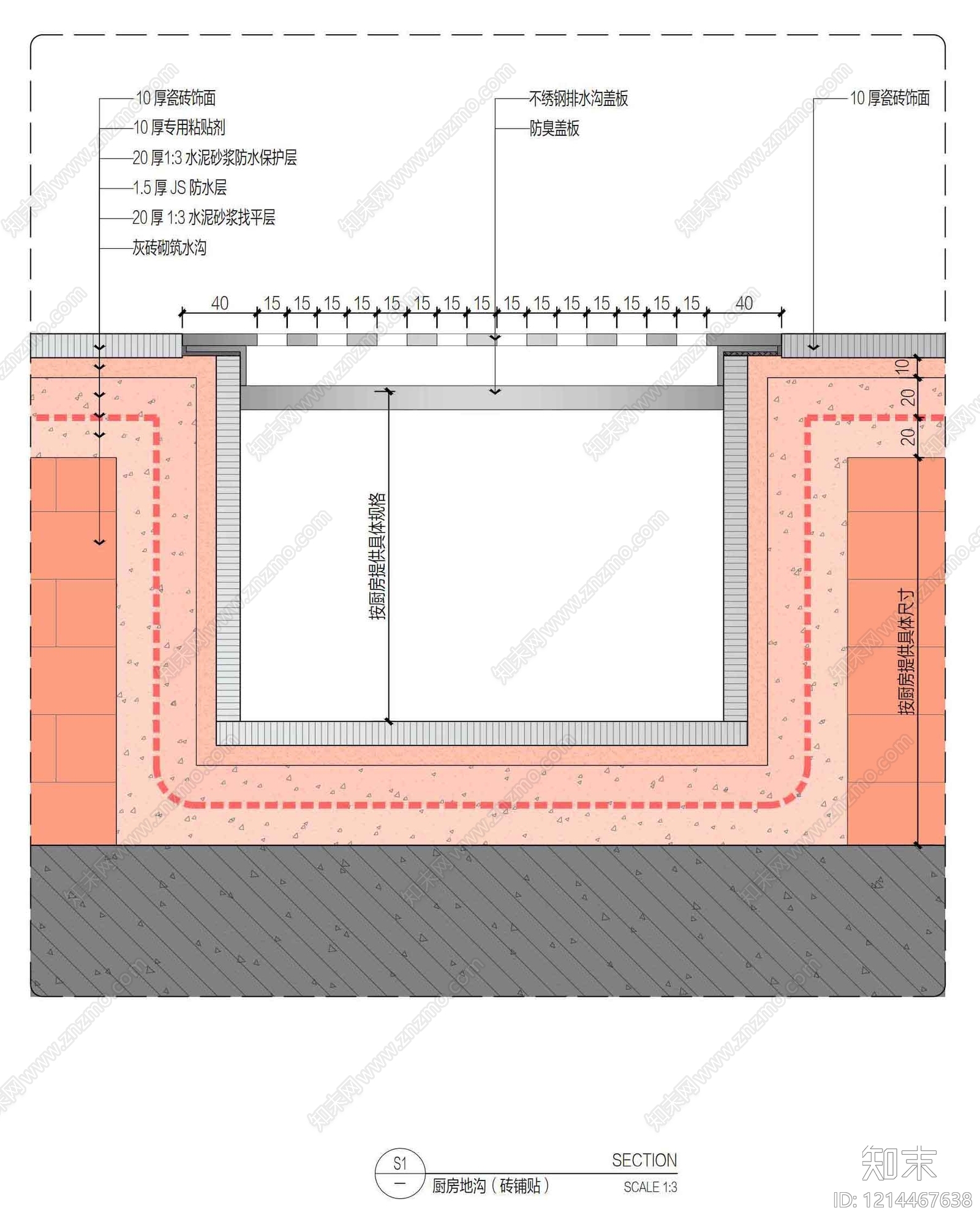 地面综合节点cad施工图下载【ID:1214467638】