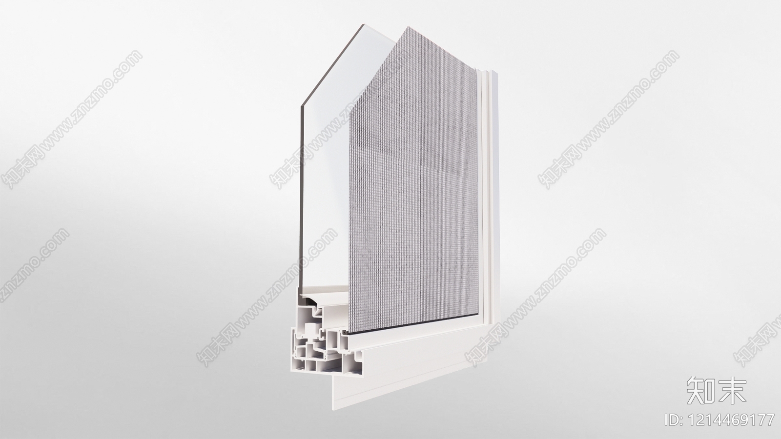 极简主义推拉窗SU模型下载【ID:1214469177】