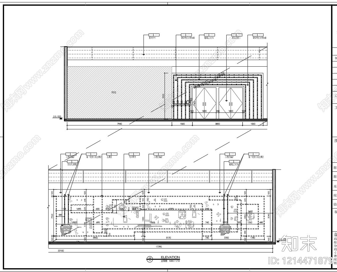 现代体育馆cad施工图下载【ID:1214471879】