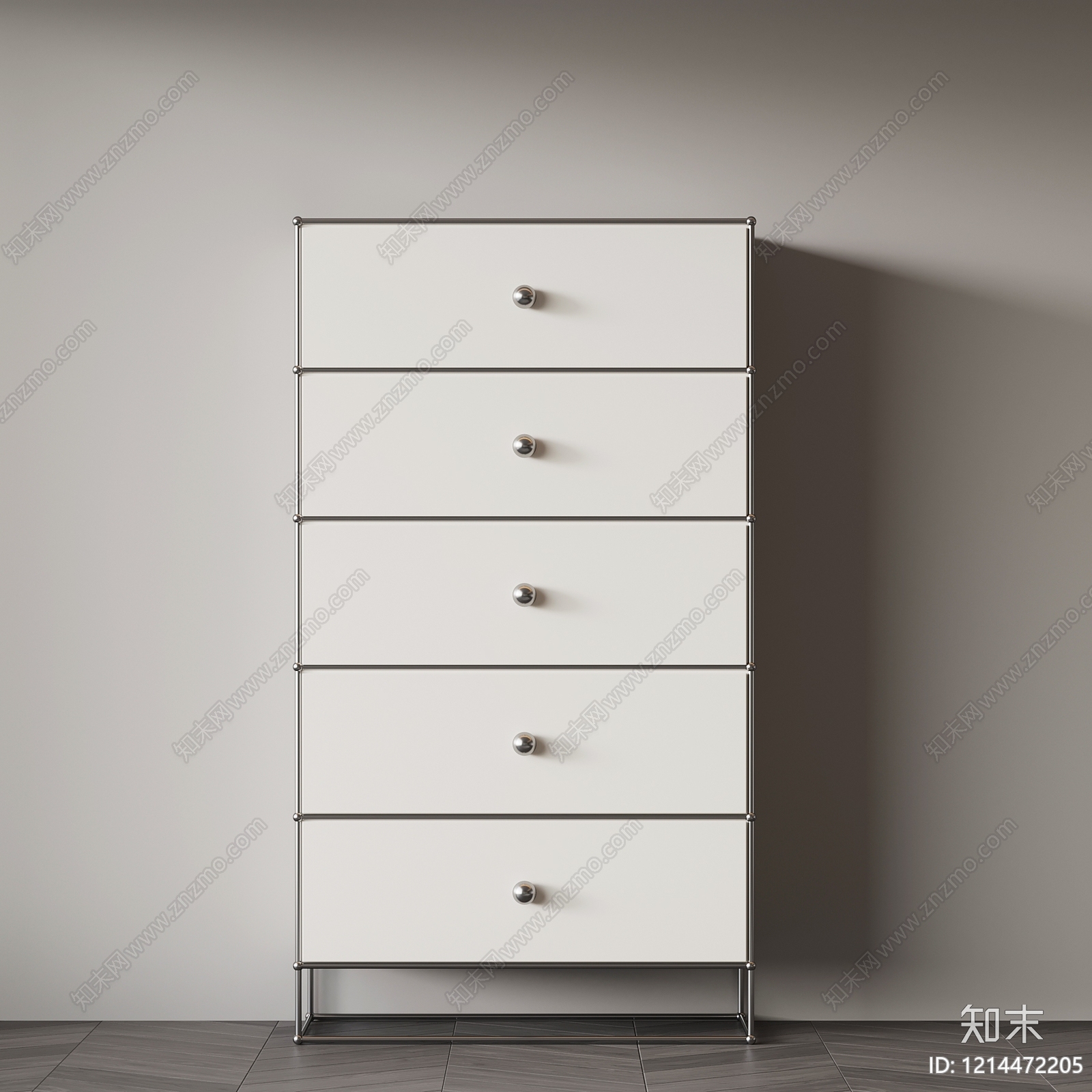 极简储物柜3D模型下载【ID:1214472205】
