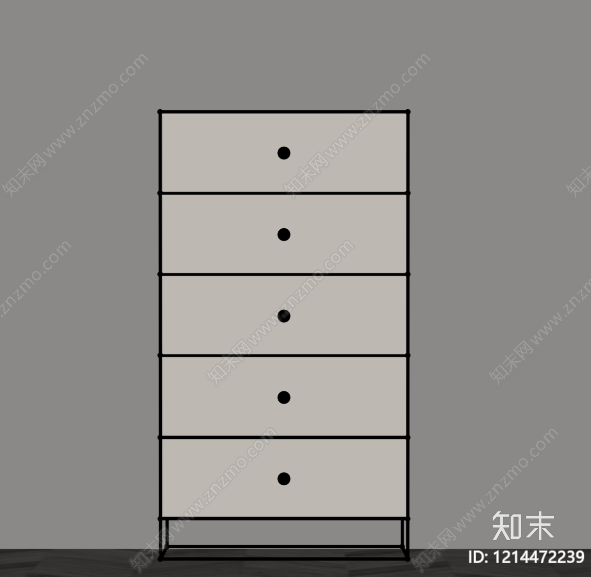 现代斗柜SU模型下载【ID:1214472239】