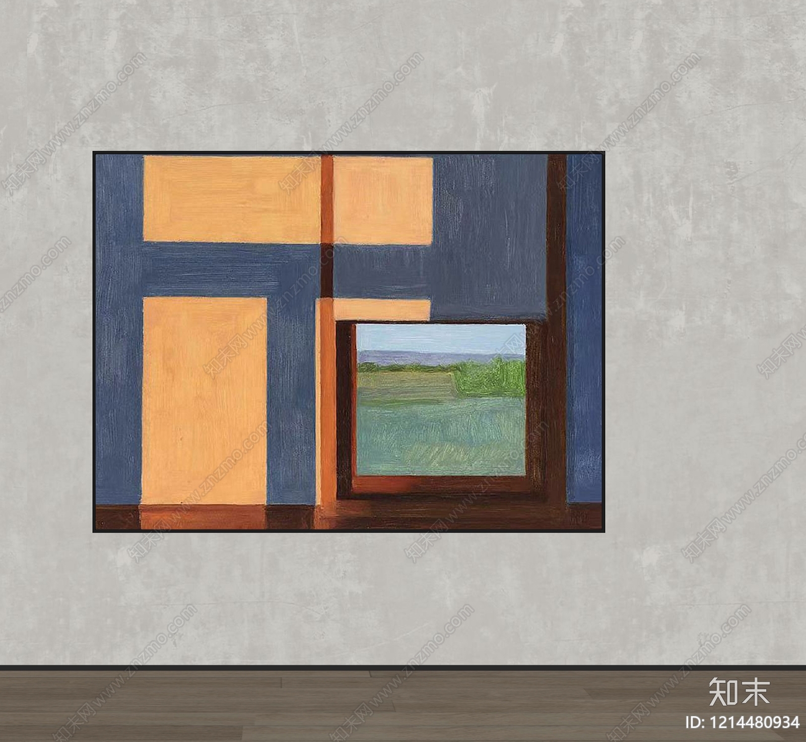 复古挂画SU模型下载【ID:1214480934】