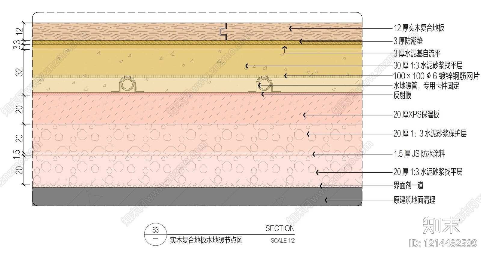 木地板施工图下载【ID:1214482599】