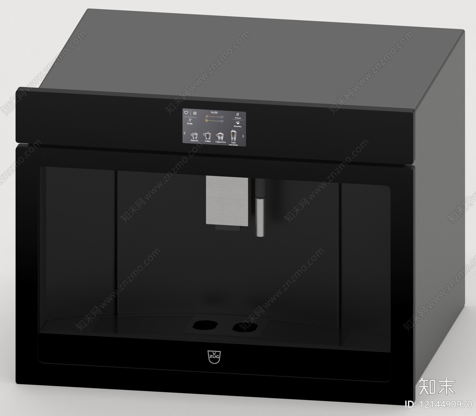 极简主义咖啡机3D模型下载【ID:1214490970】