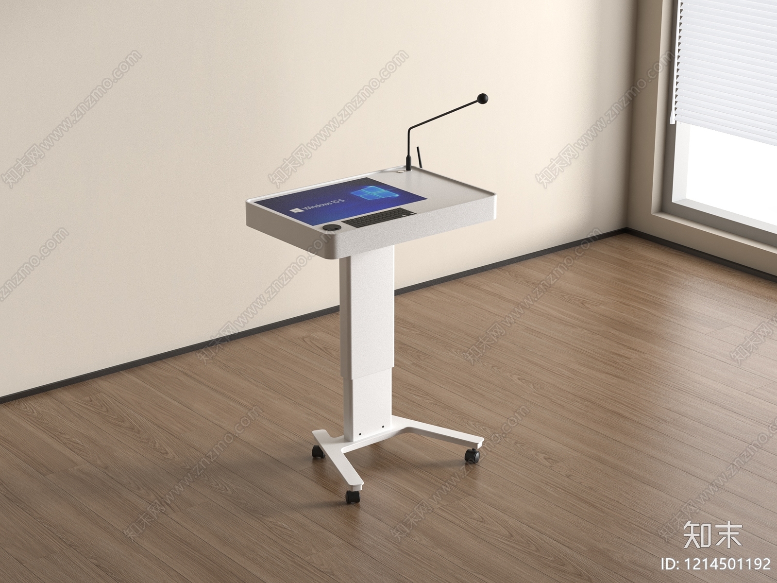 现代简约讲台3D模型下载【ID:1214501192】