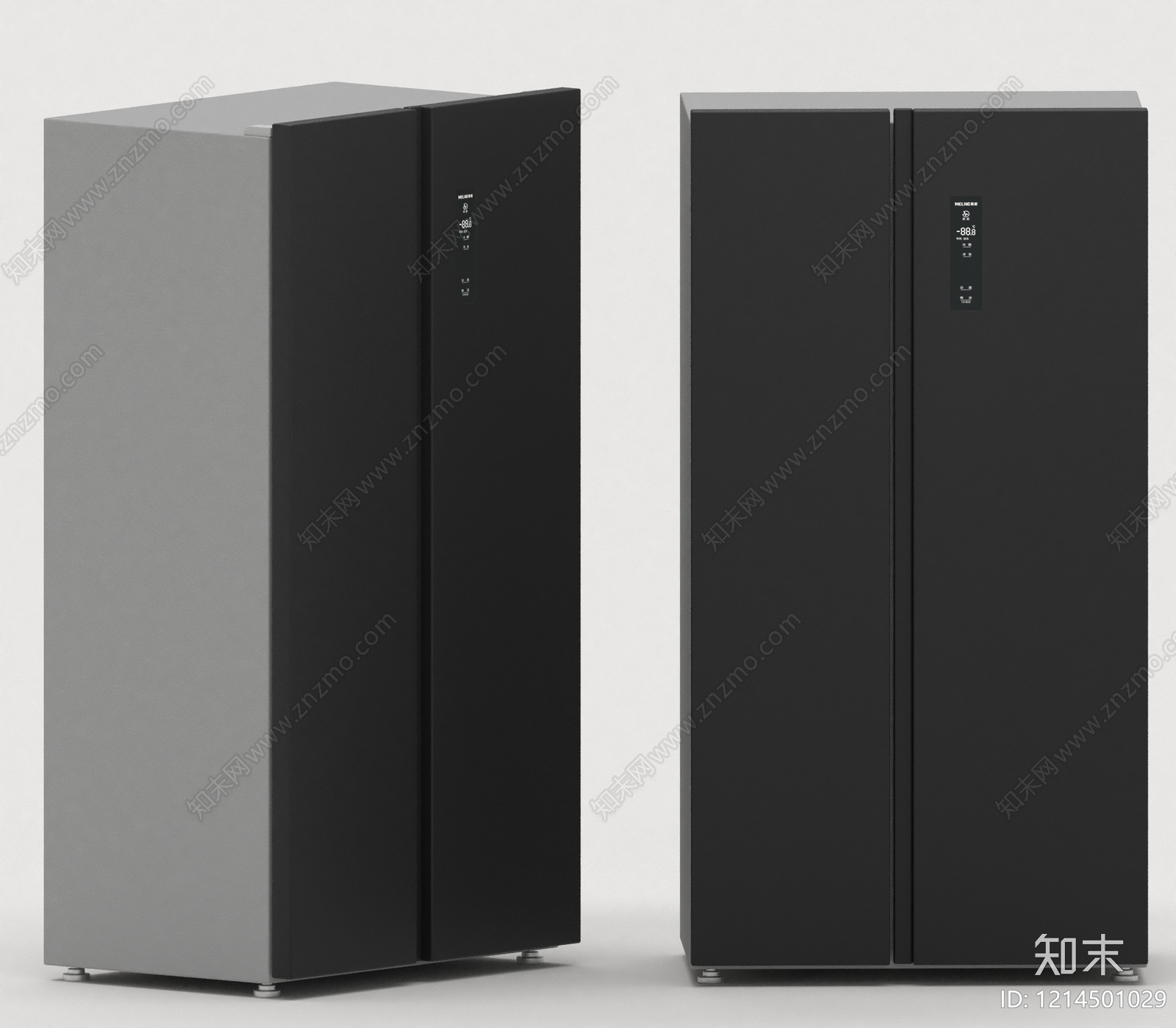 极简冰箱3D模型下载【ID:1214501029】