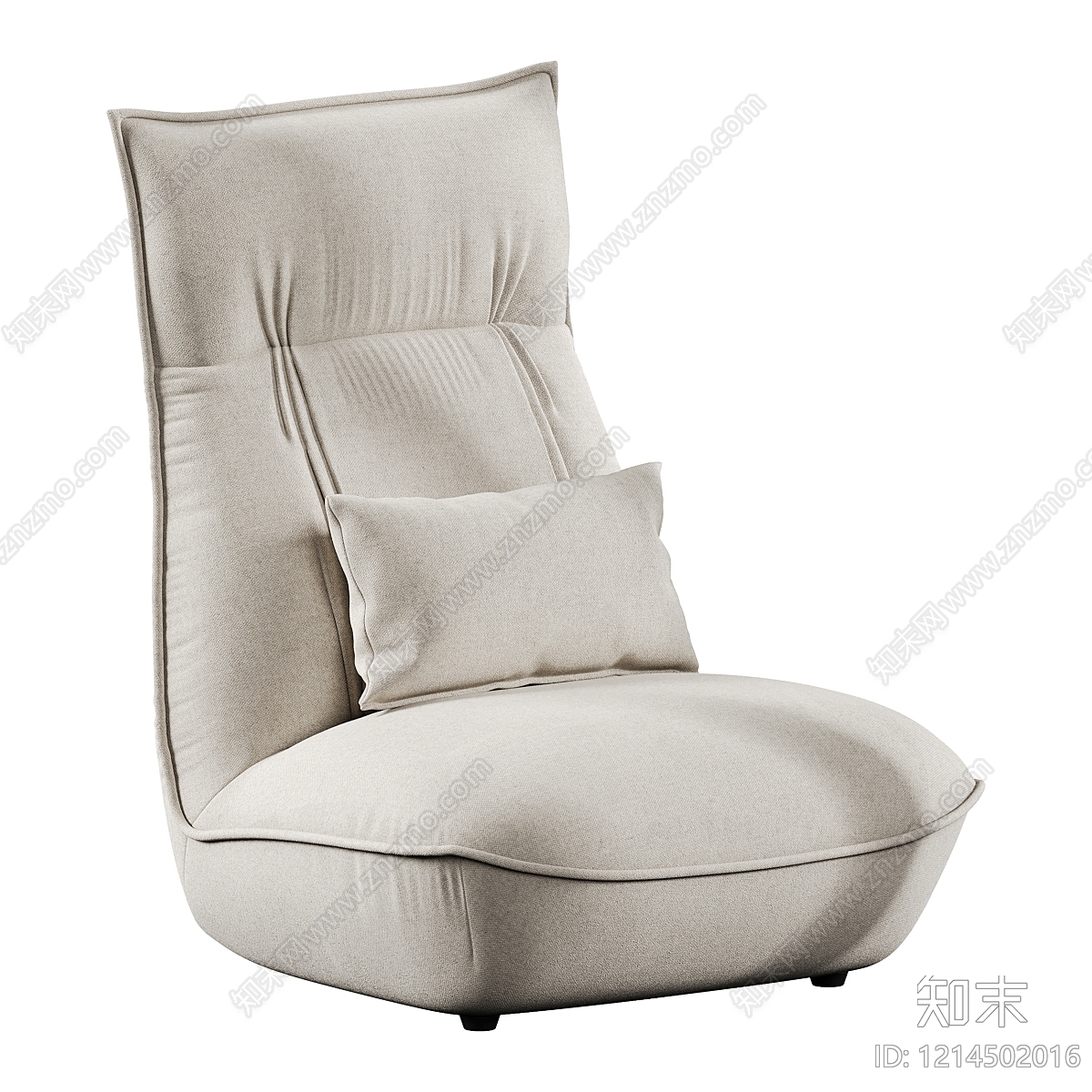 现代单人沙发SU模型下载【ID:1214502016】