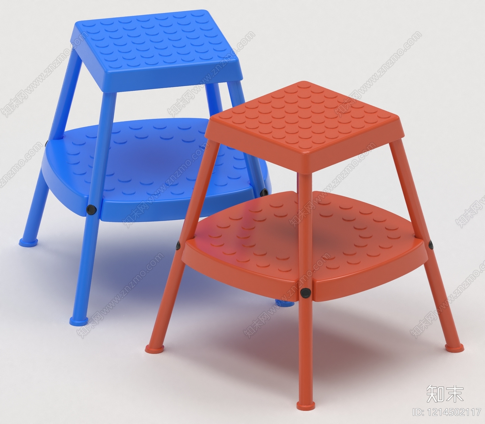 童趣模块化其他凳子3D模型下载【ID:1214502117】