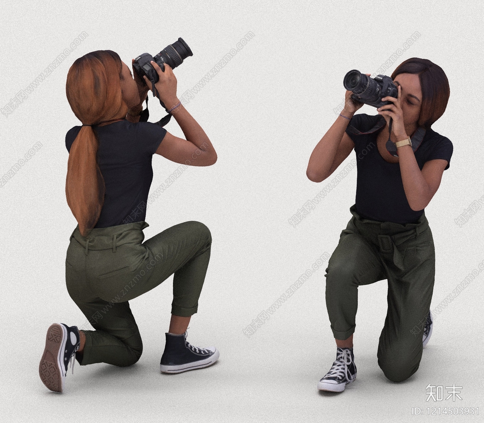 现代简约女人3D模型下载【ID:1214503931】