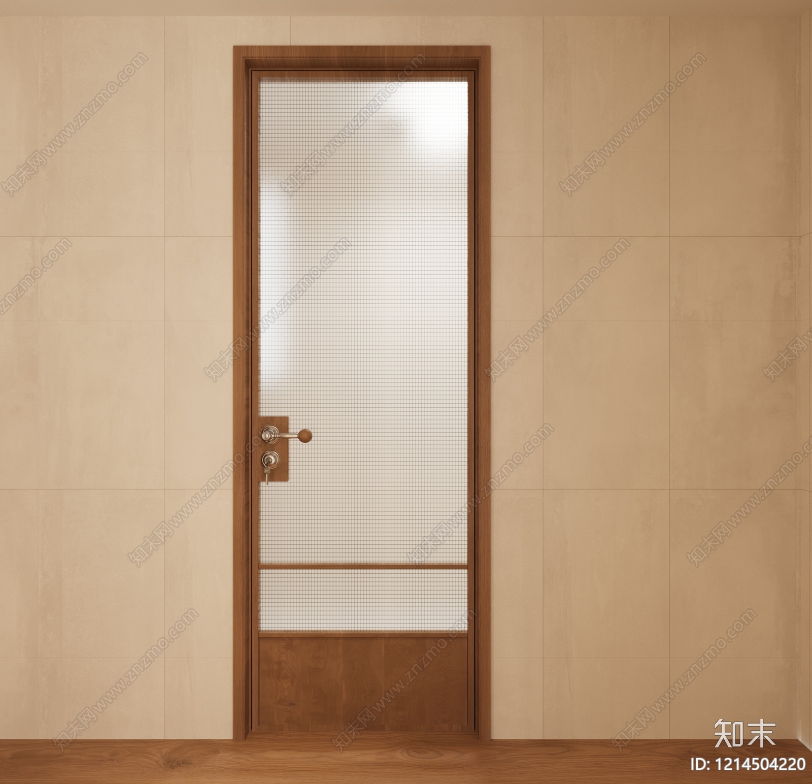 日式单开门3D模型下载【ID:1214504220】