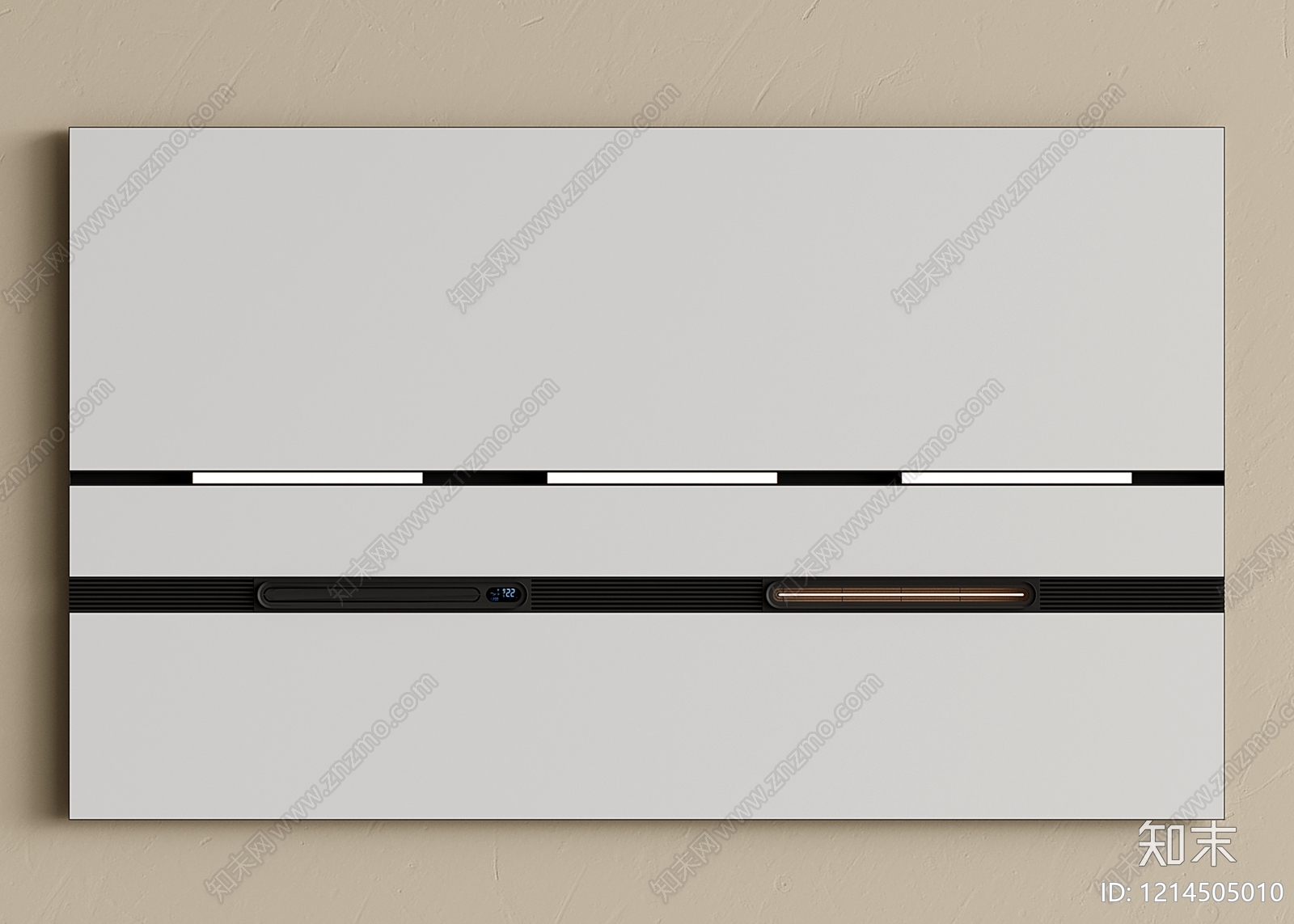 极简吊顶3D模型下载【ID:1214505010】