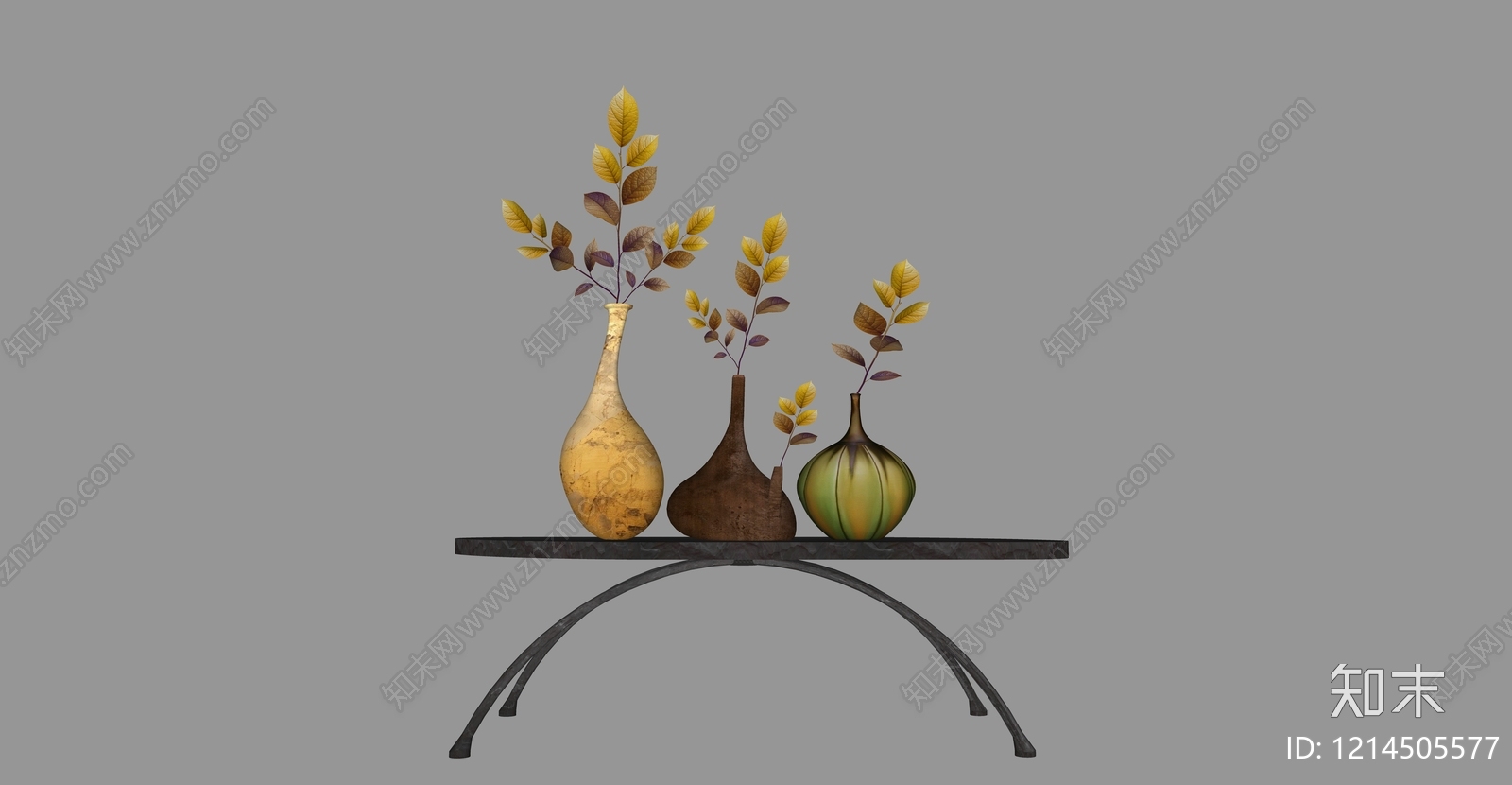 中古风摆件组合SU模型下载【ID:1214505577】