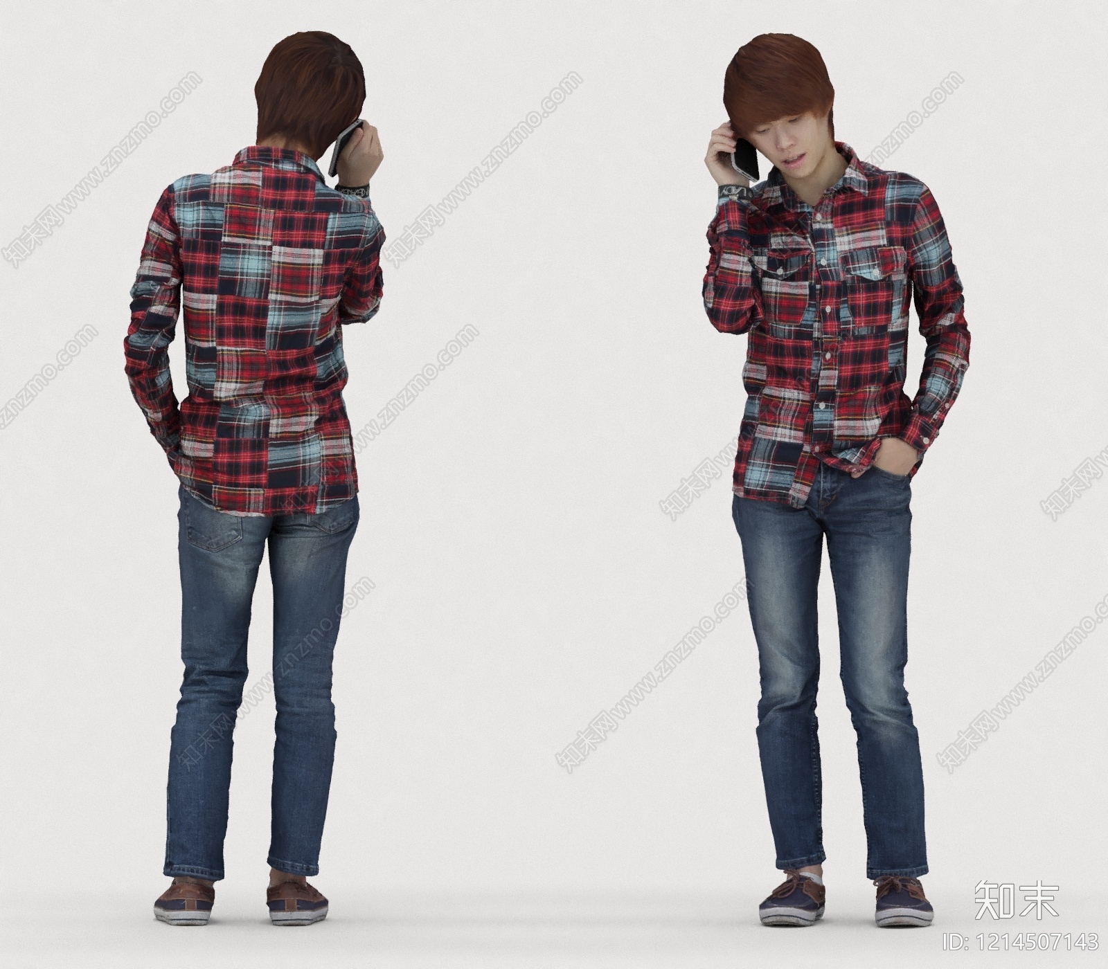 复古男人3D模型下载【ID:1214507143】