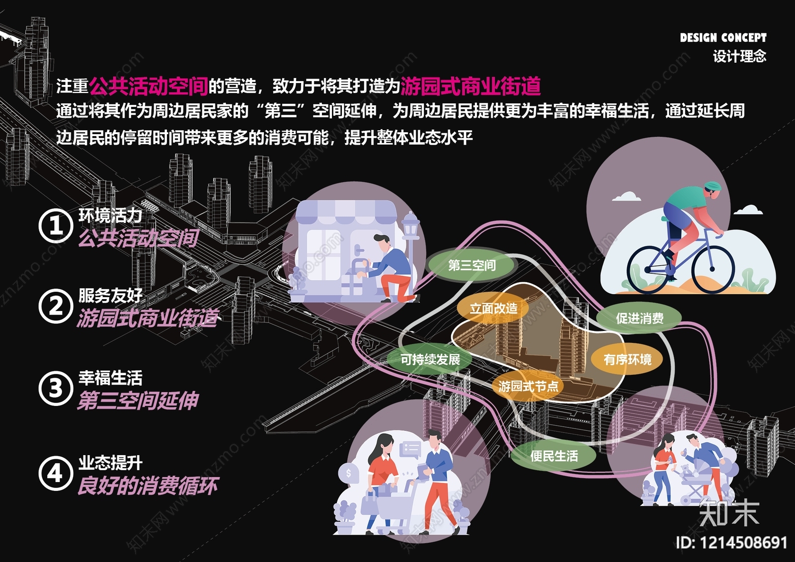 现代其他道路街区景观下载【ID:1214508691】