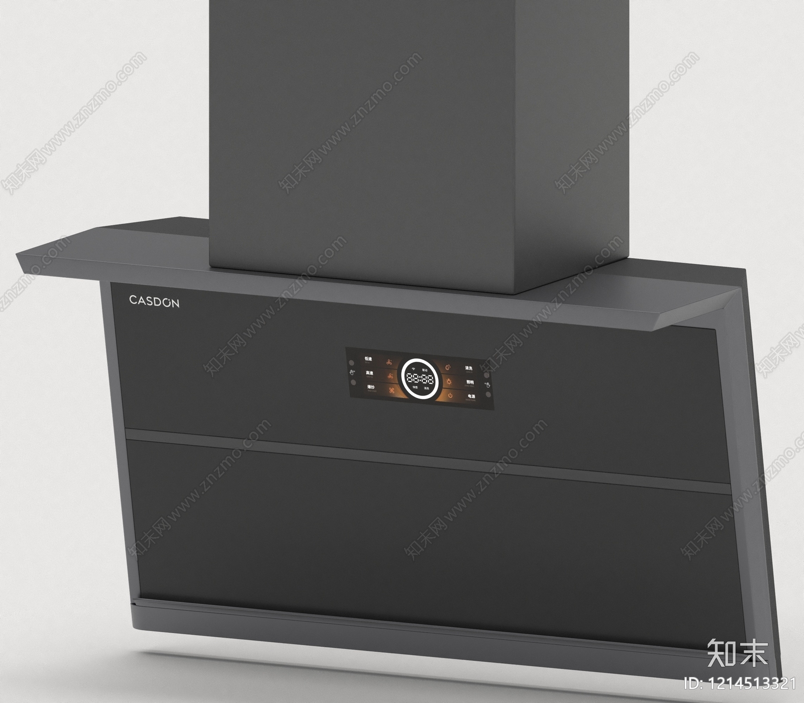 现代简约油烟机3D模型下载【ID:1214513321】
