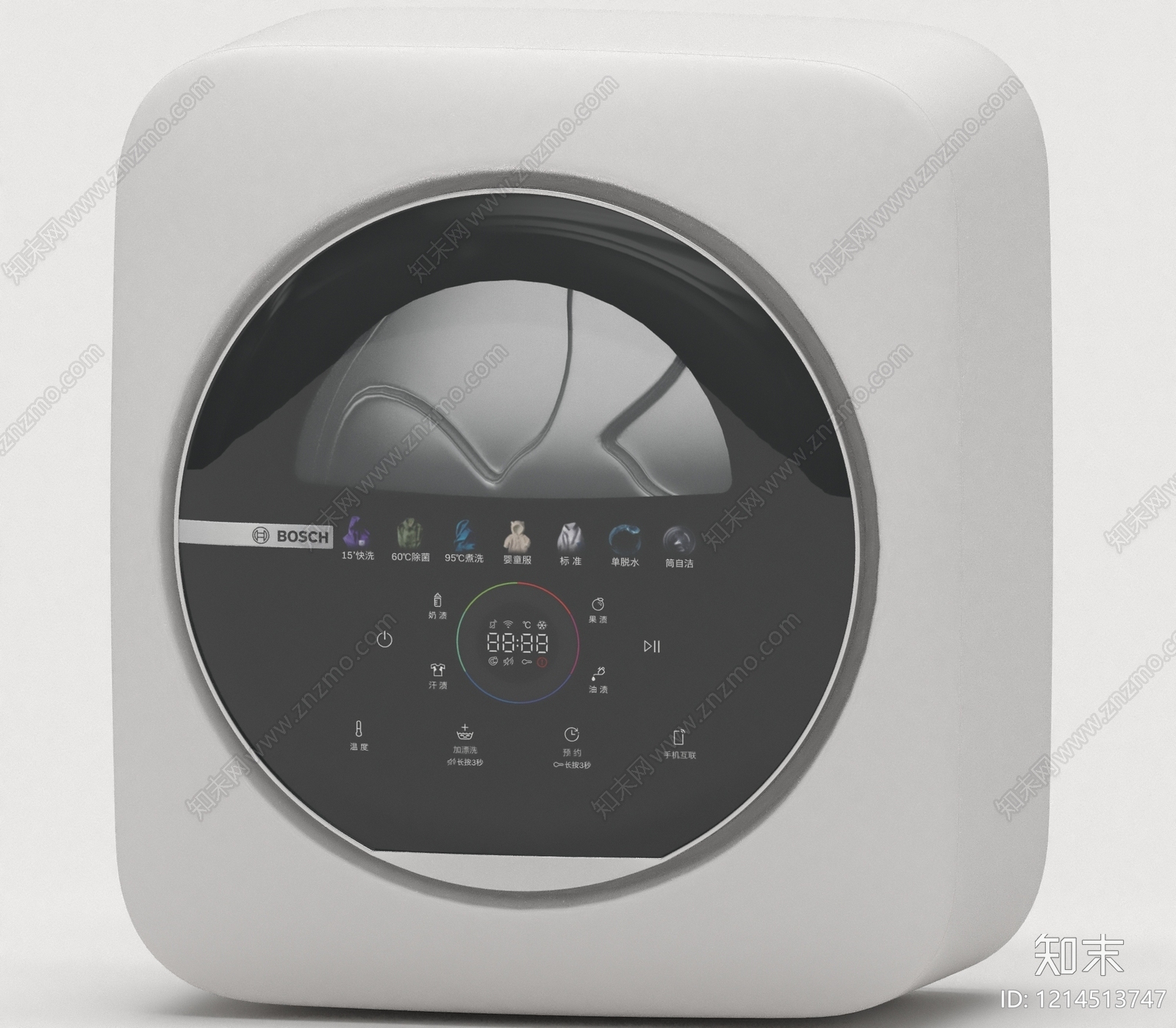 极简洗衣机3D模型下载【ID:1214513747】