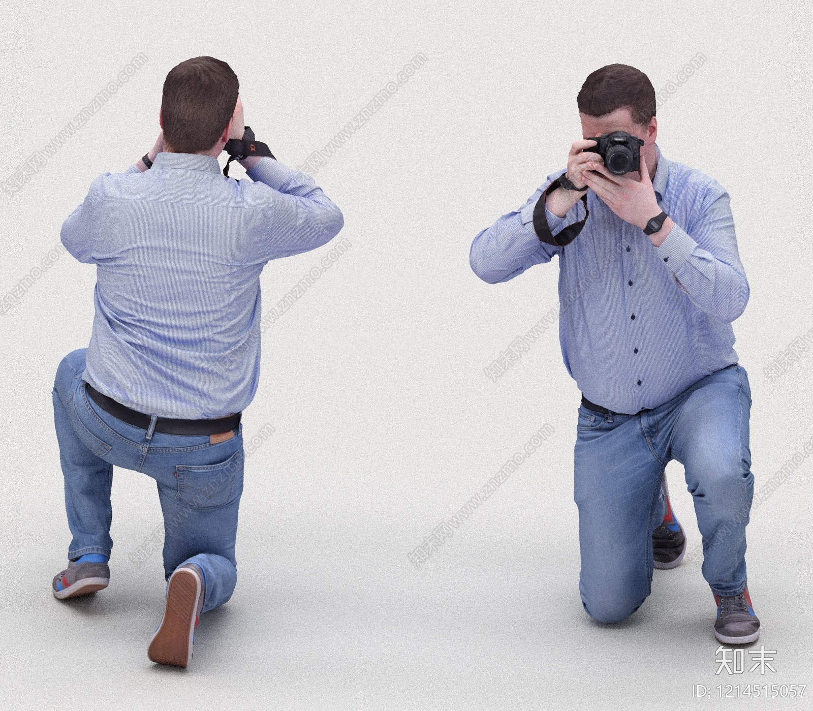 现代简约男人3D模型下载【ID:1214515057】