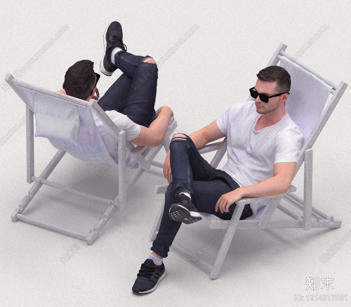 极简虚拟人物3D模型下载【ID:1214517591】