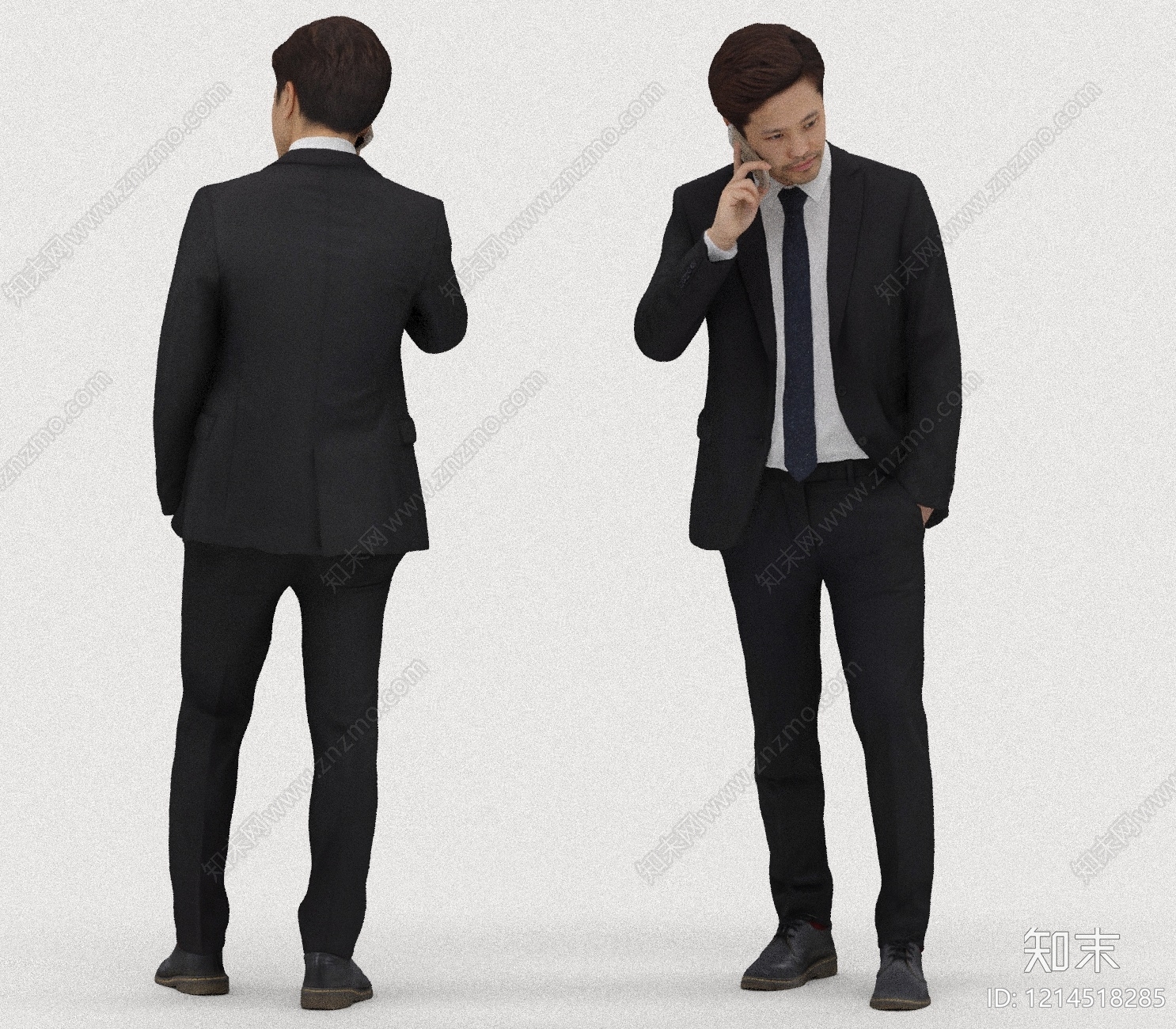 现代简约男人3D模型下载【ID:1214518285】