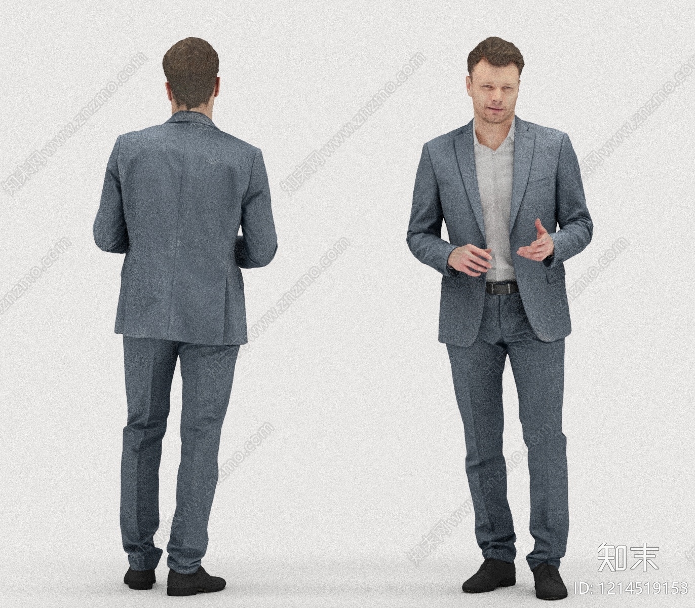 现代简约男人3D模型下载【ID:1214519153】