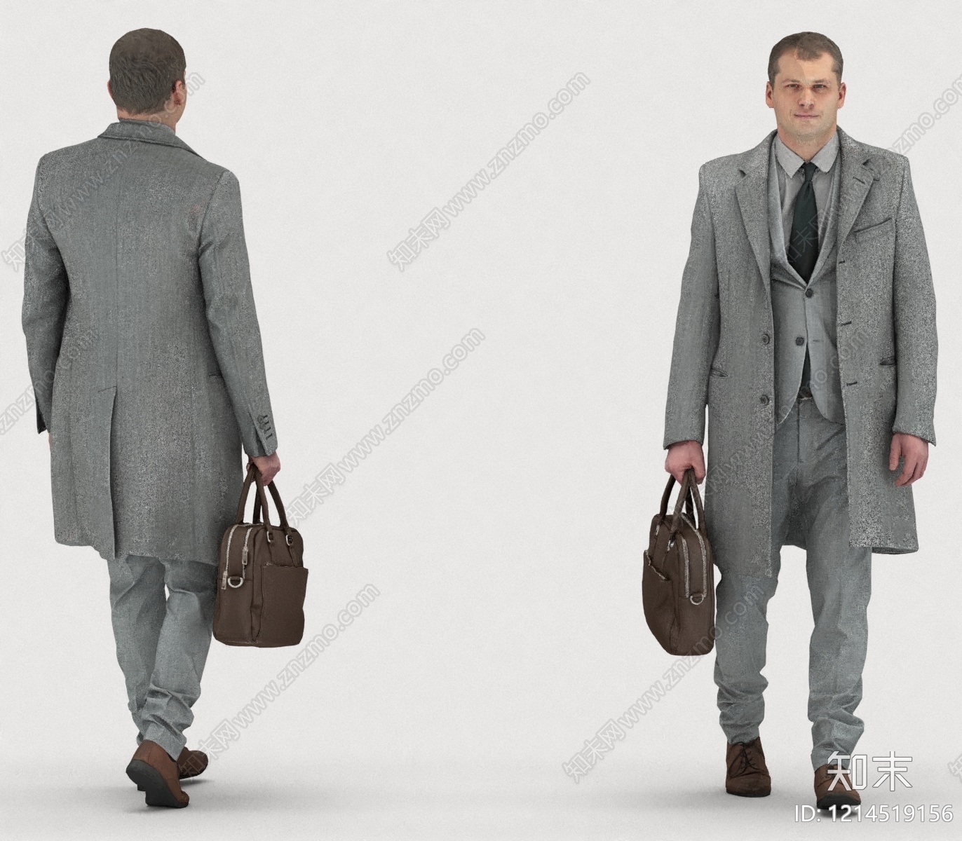 现代简约男人3D模型下载【ID:1214519156】