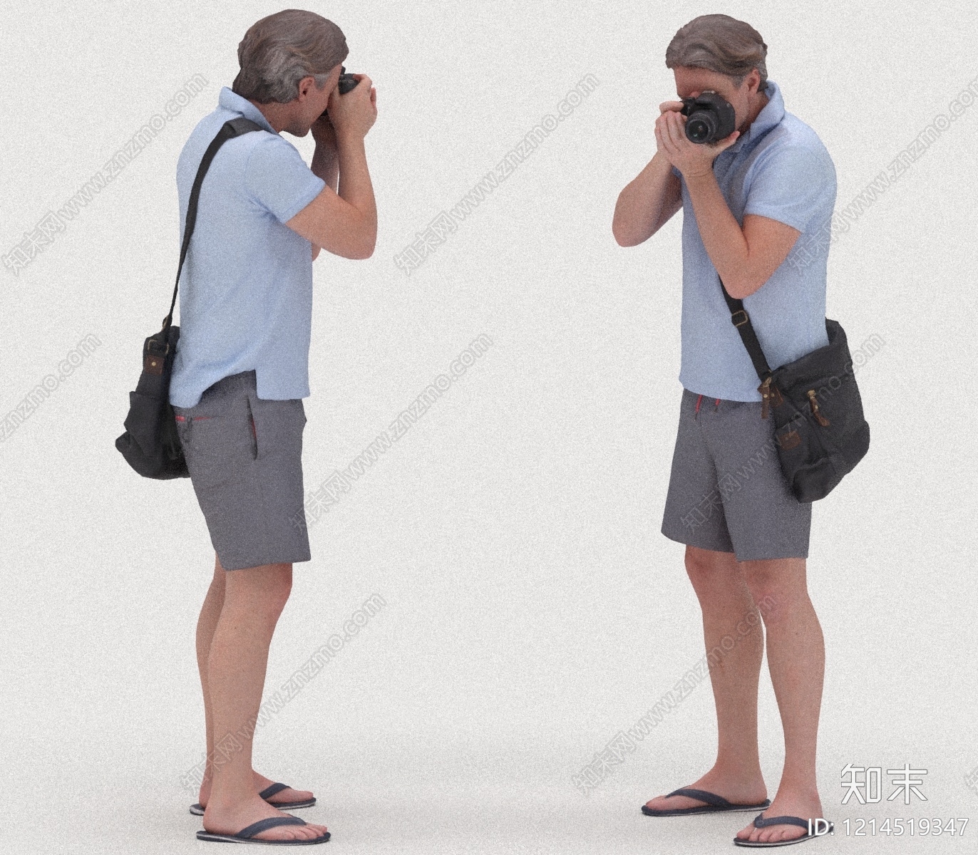 现代简约男人3D模型下载【ID:1214519347】