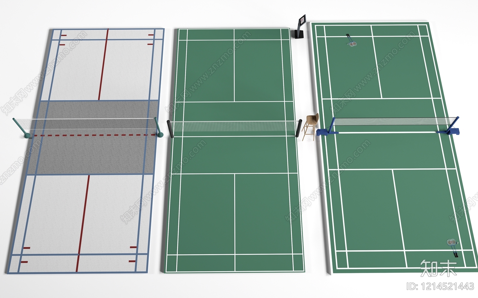 极简主义球类器材SU模型下载【ID:1214521443】