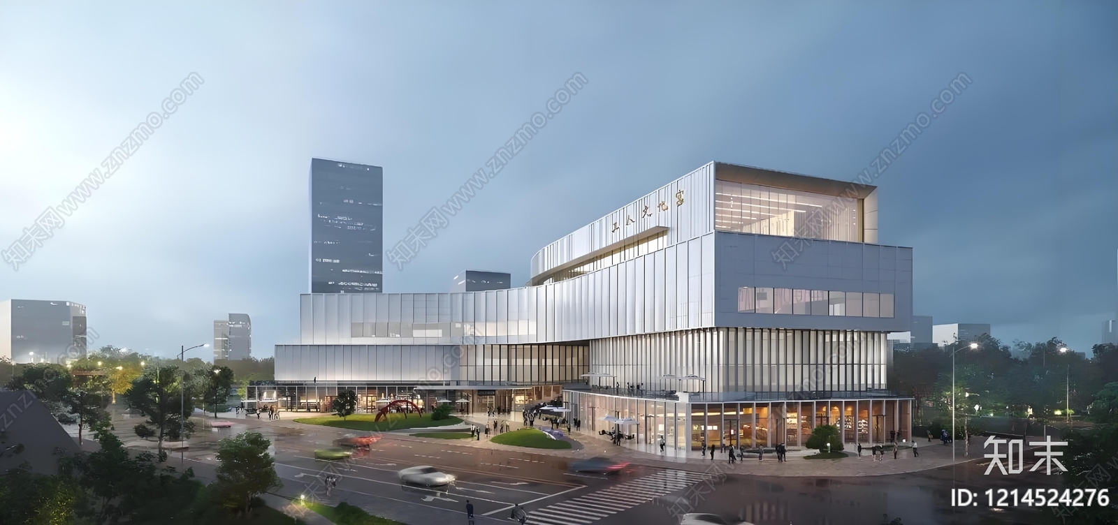 现代其他文化建筑施工图下载【ID:1214524276】